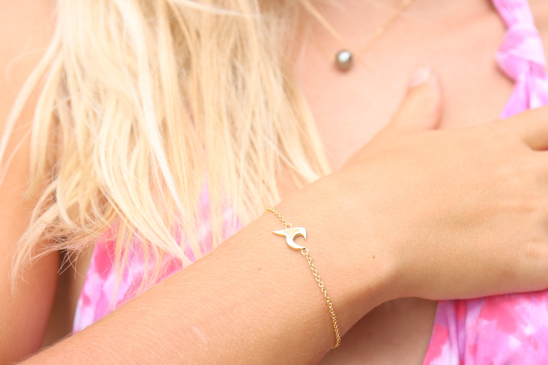 Druzy Stone Wave Bracelet