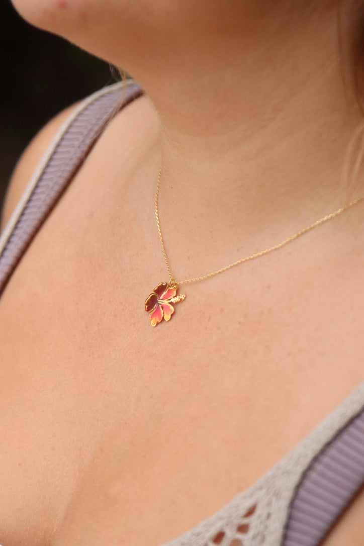 Hibiscus Hues Necklace