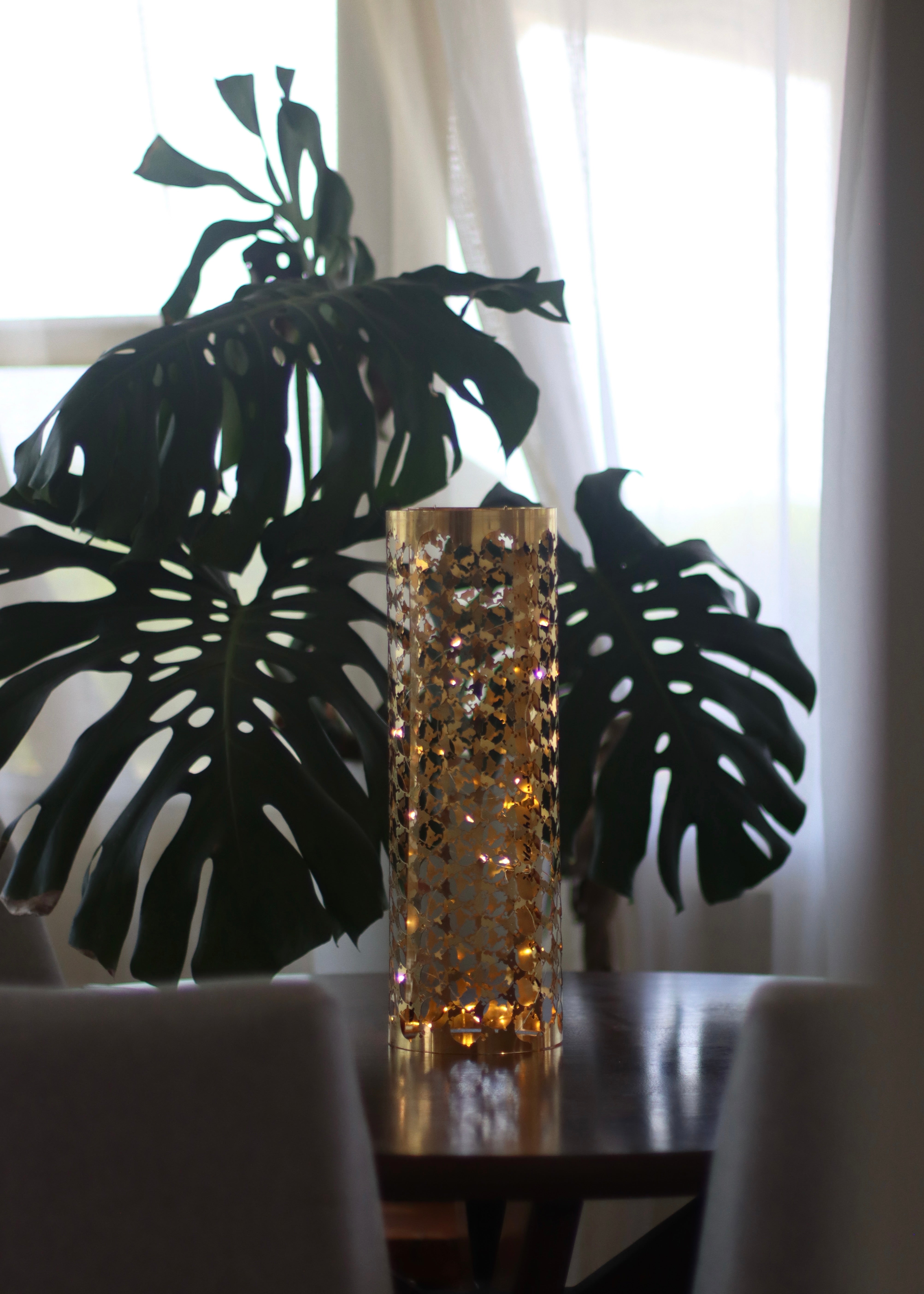 Upcycled Gold Votive