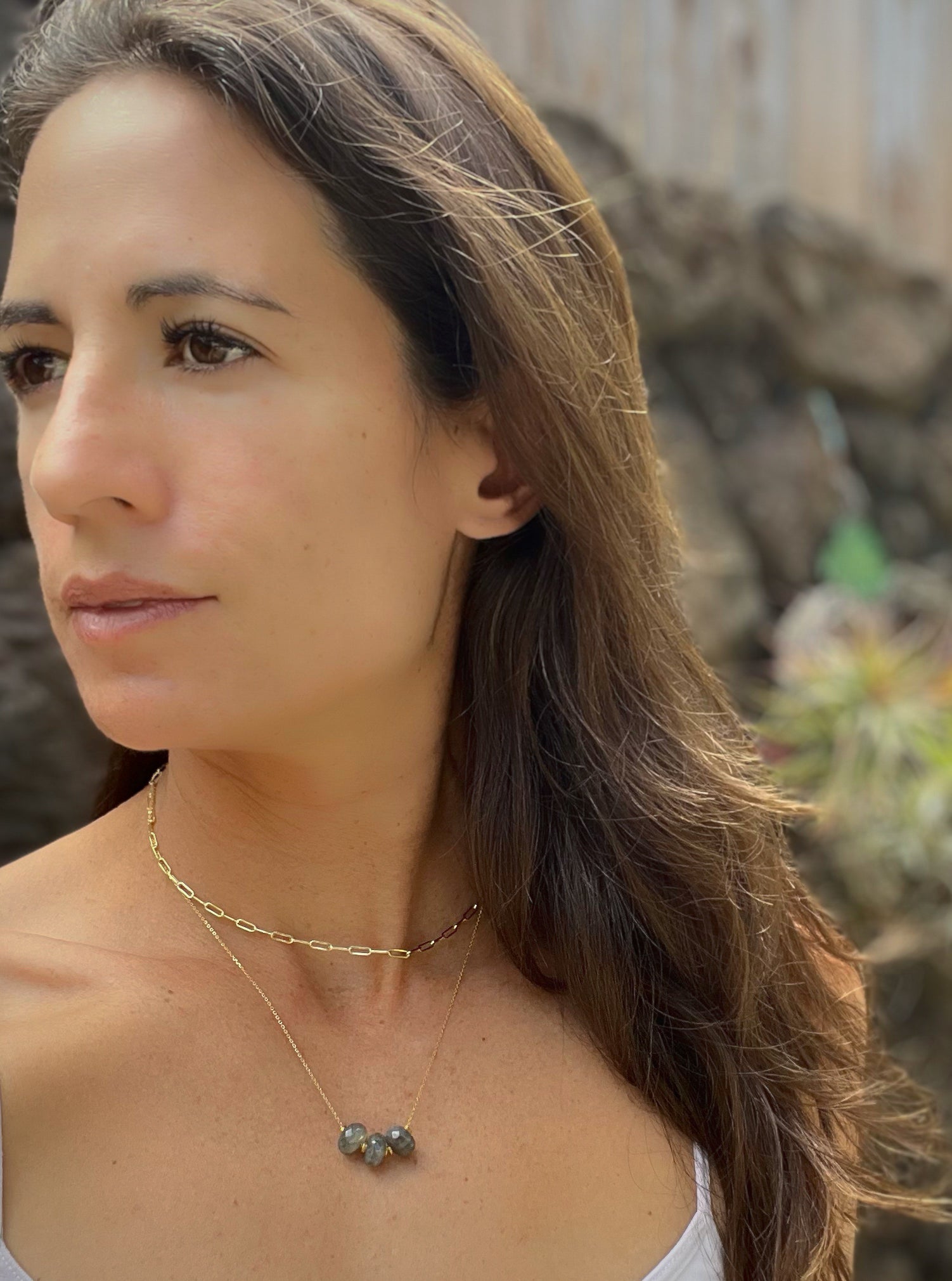 Lei 'Ohana Necklace - Labradorite