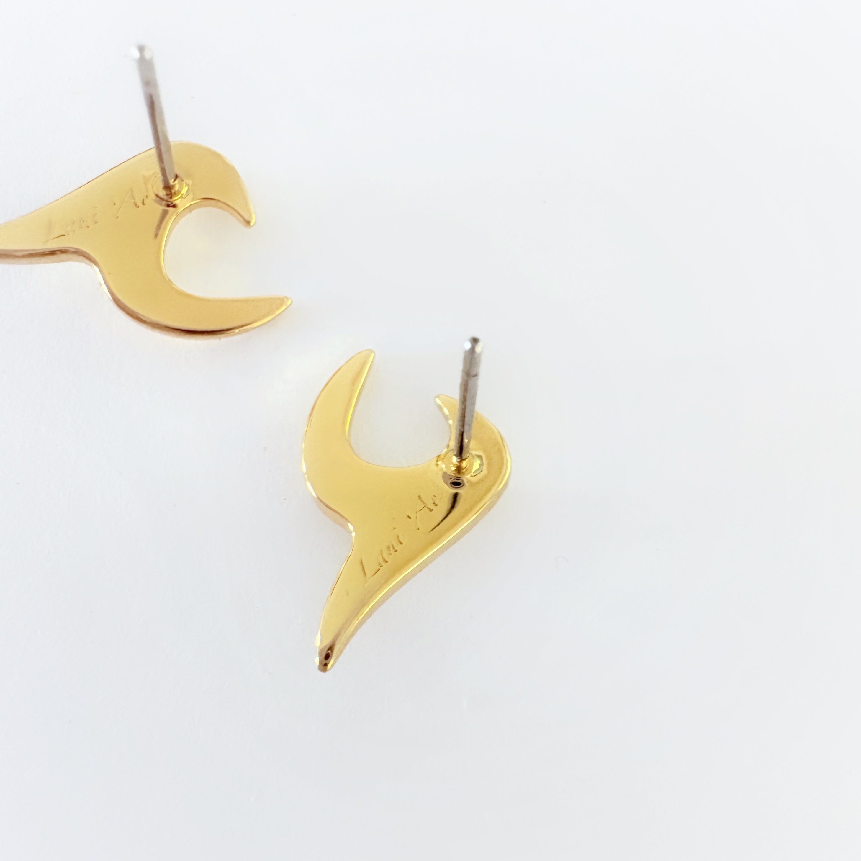 Druzy Stone Wave Earrings