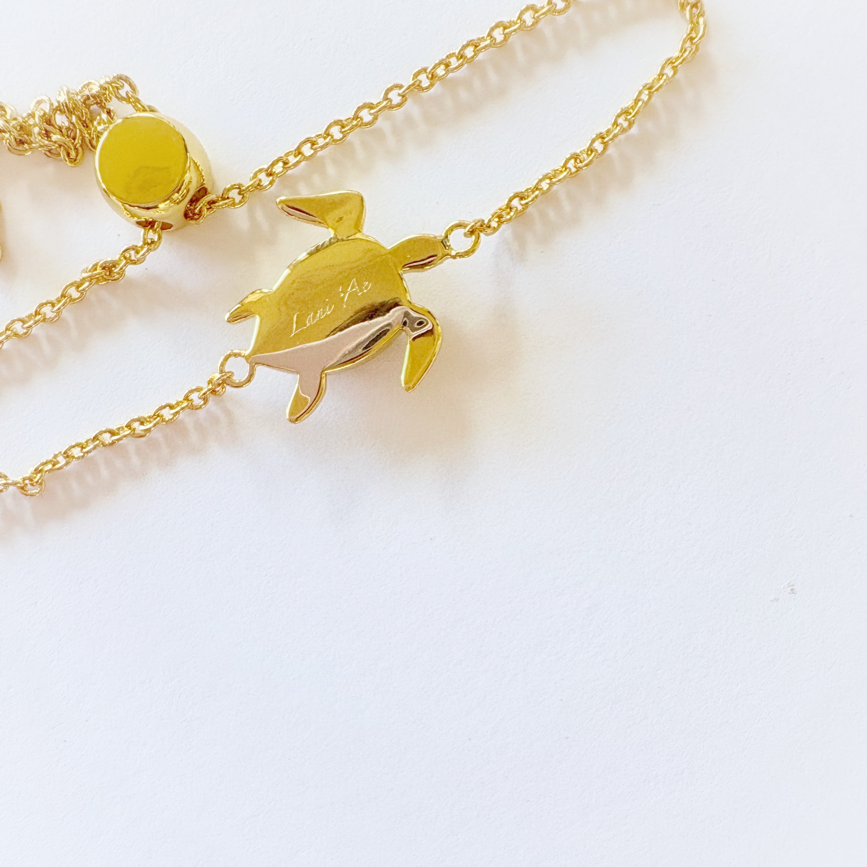 Druzy Stone Honu Bracelet