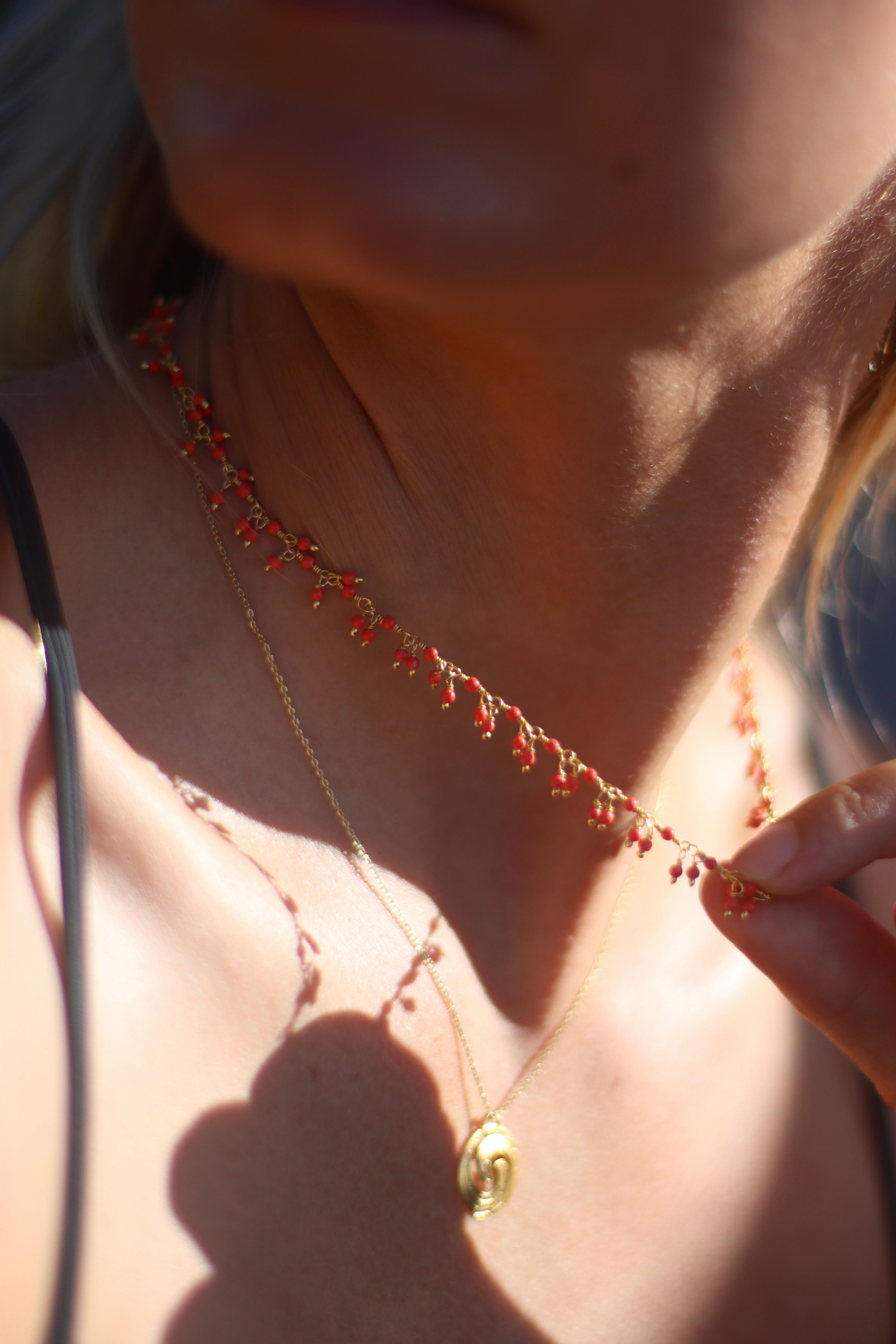 Coral Weave Necklace