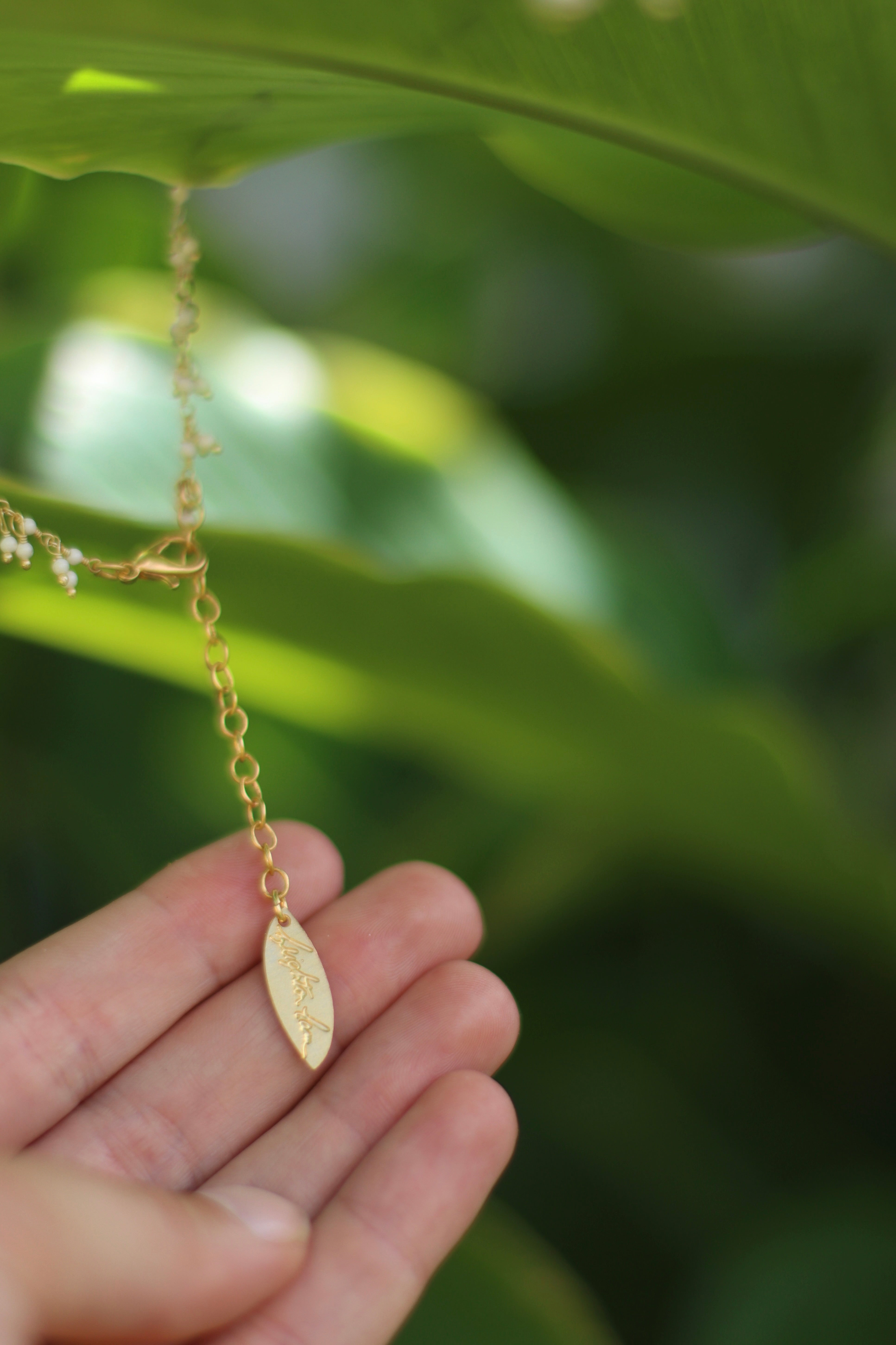 Coral Weave Necklace White