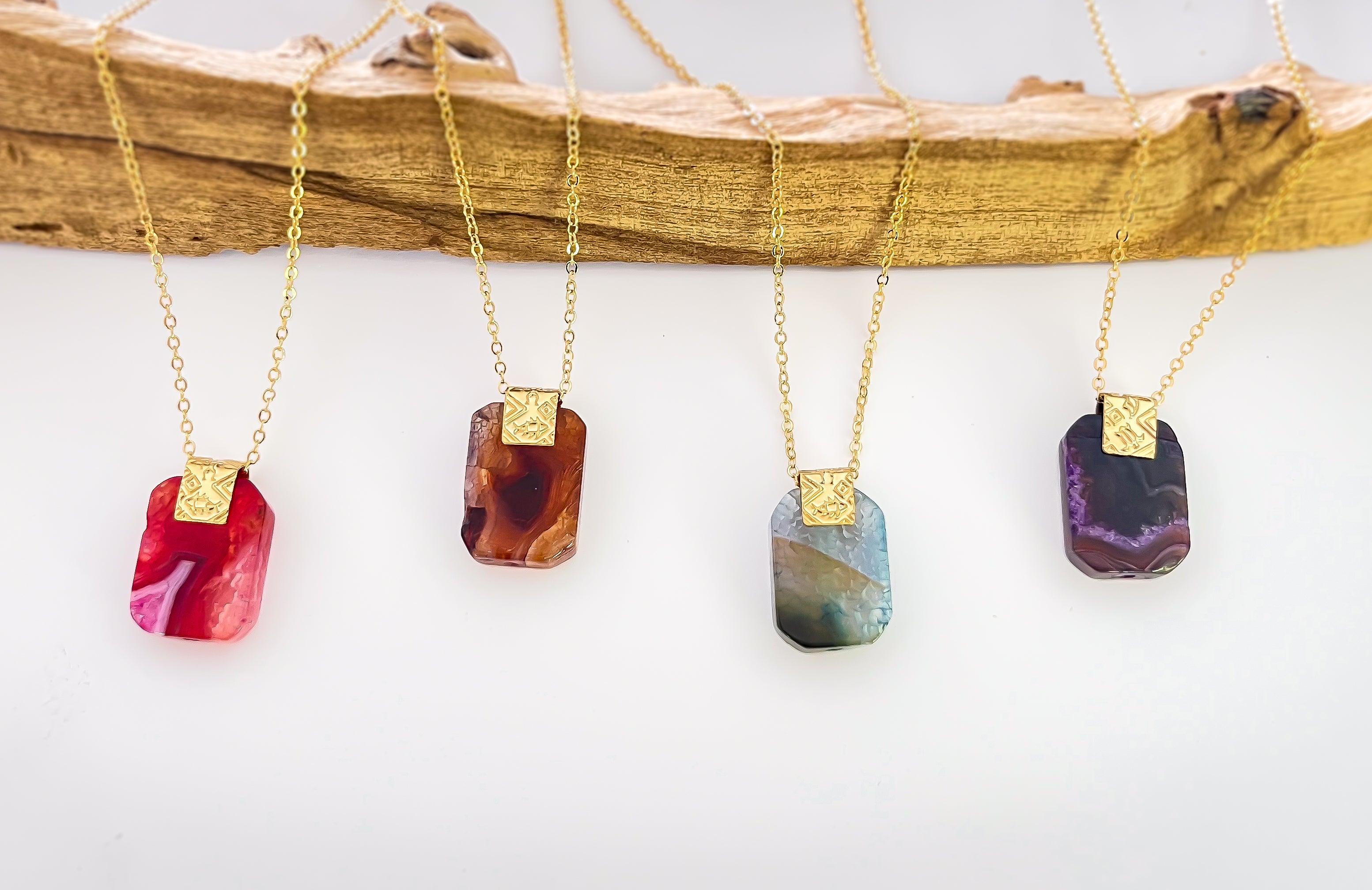 Fire Agate Necklaces