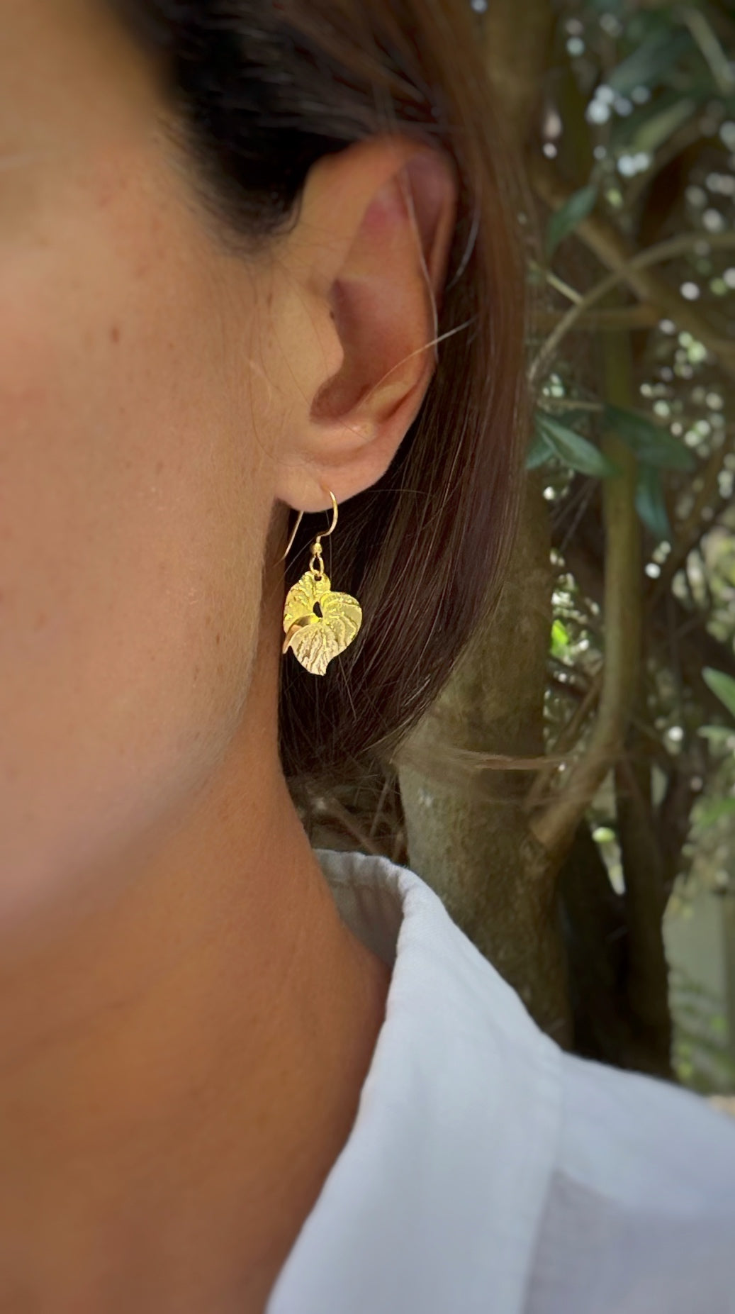 Pahoa Anthurium Earrings