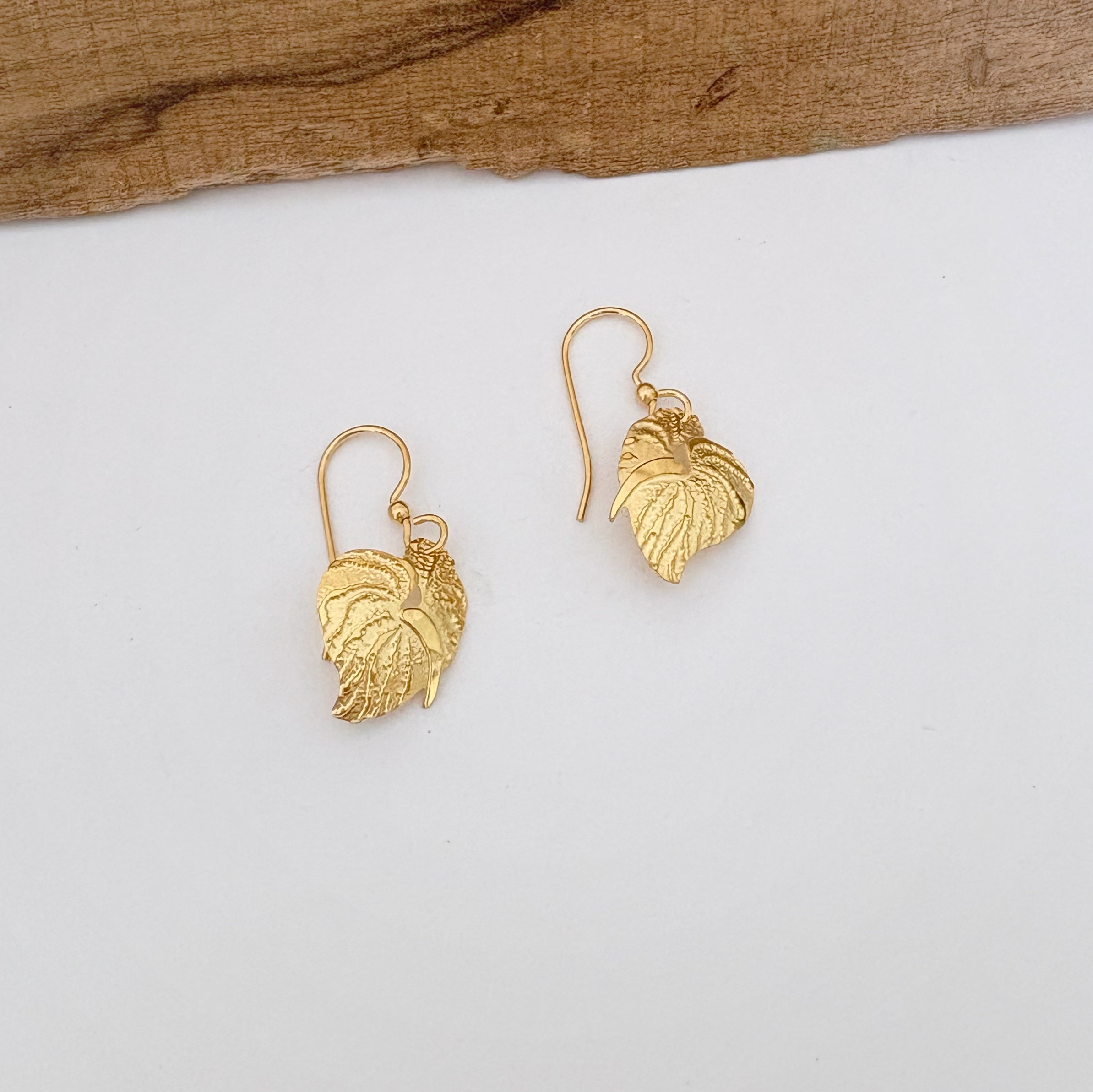 Pahoa Anthurium Earrings