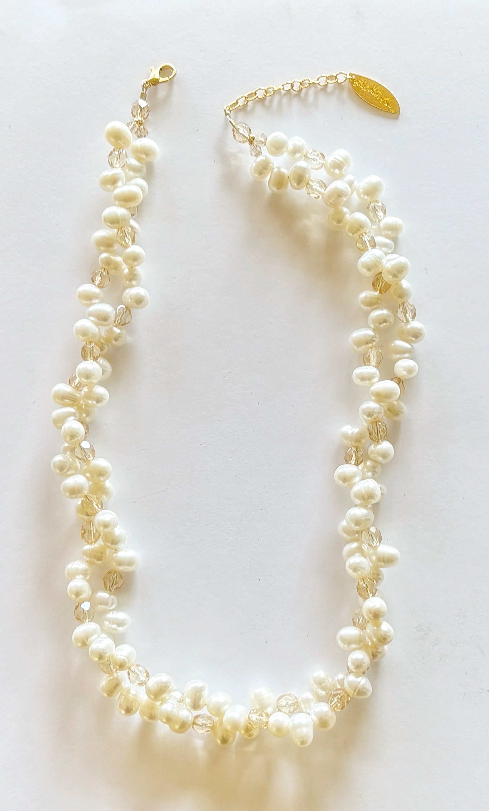 2-strand Freshwater Pearl Necklace - White