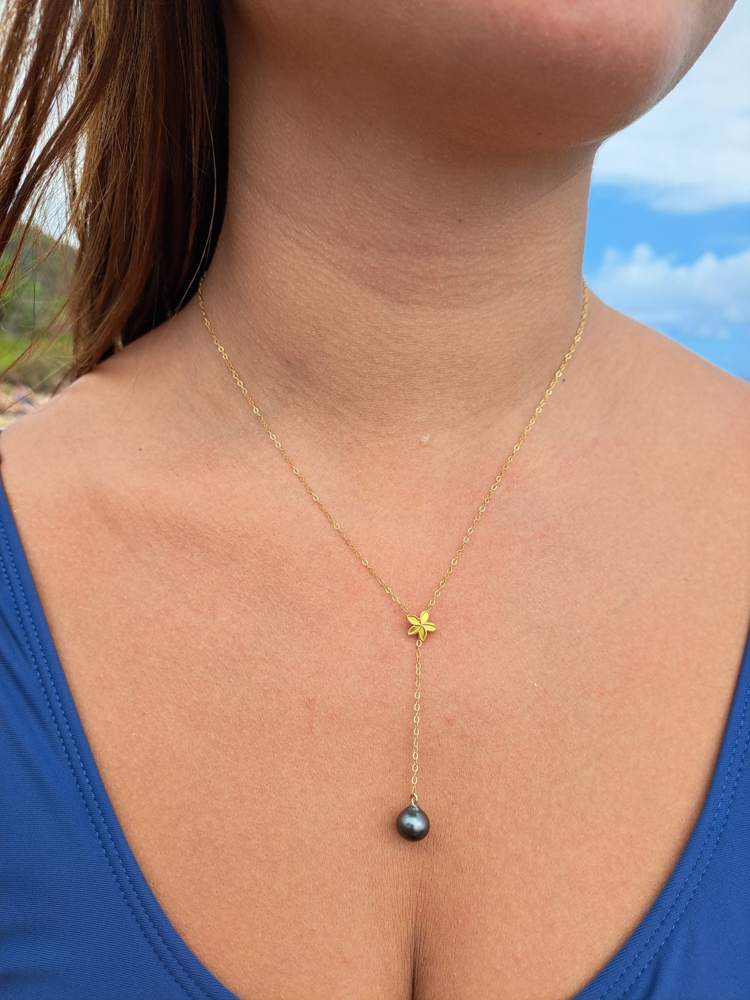 Freshwater Pearl Lariat Necklace
