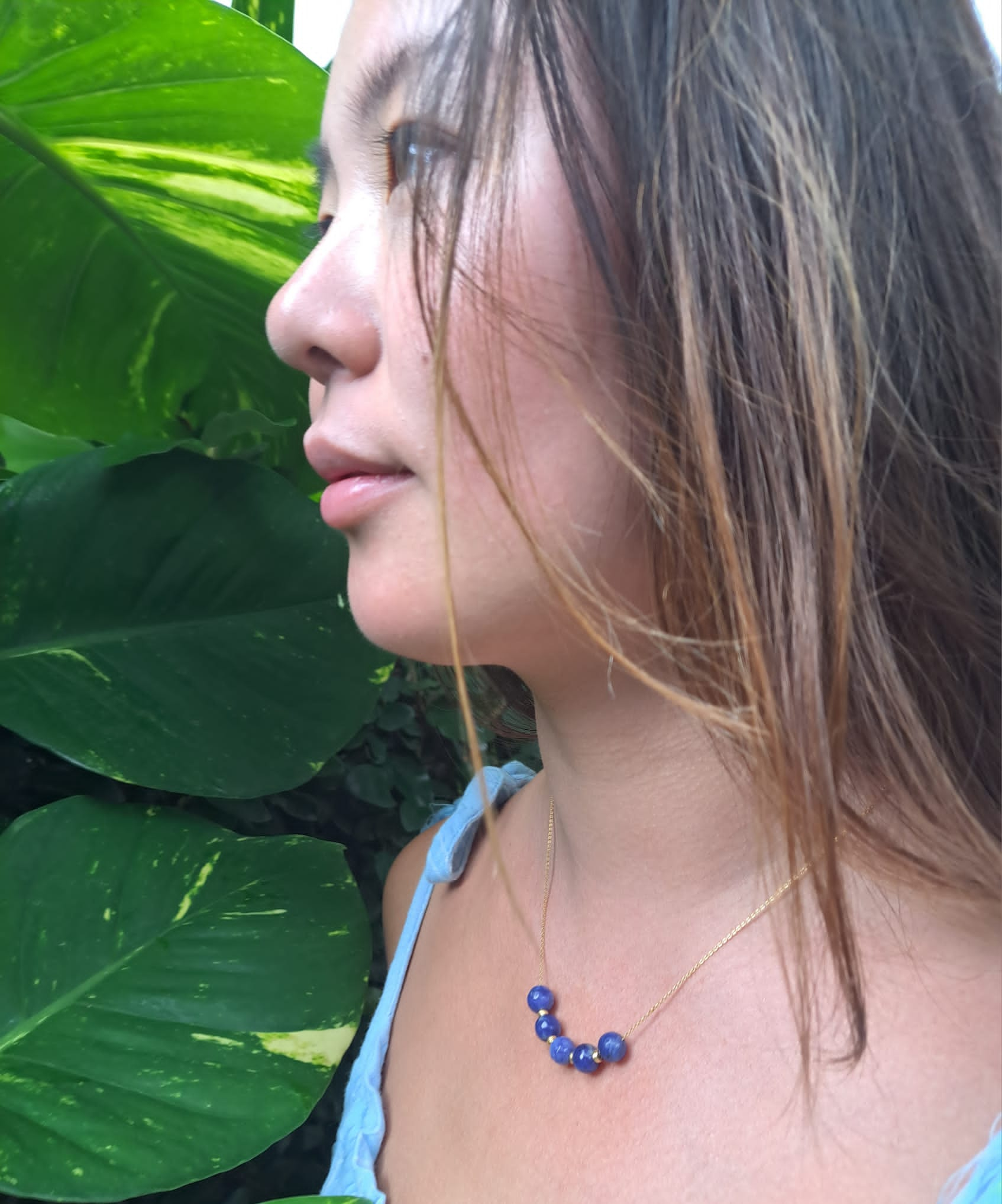 Lei 'Ohana Necklace - Blue Lapis