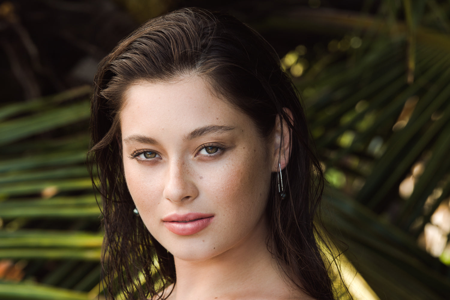 Tahitian Pearl Arc Earrings