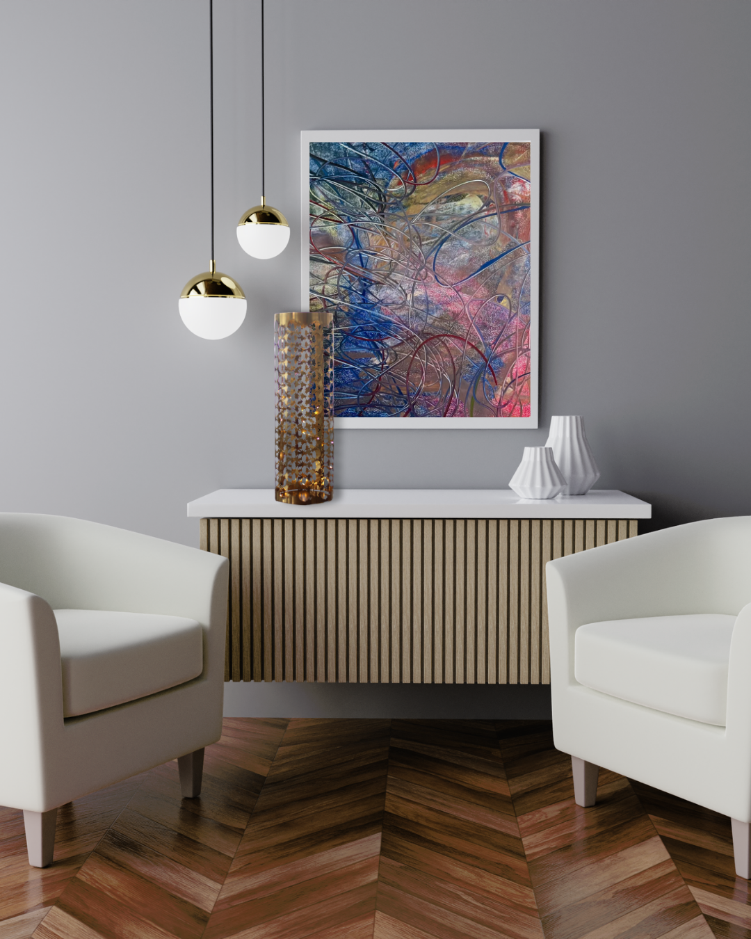 Upcycled Gold Votive