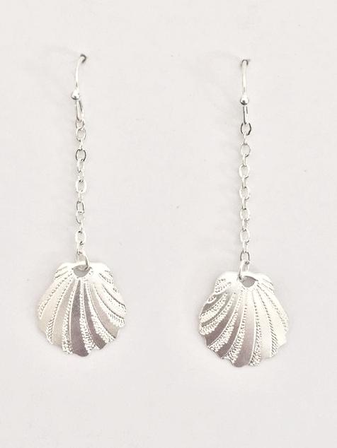 Sunrise Shell Dangle Earrings