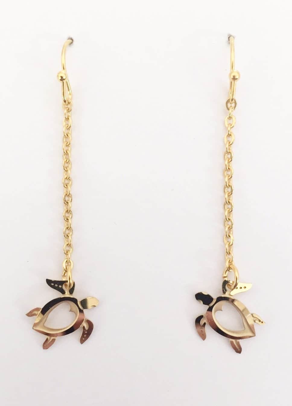 Medium Honu Dangle Earrings