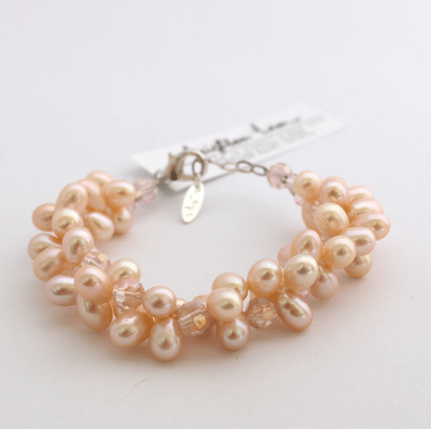2-strand Freshwater Pearl Bracelets - Pink