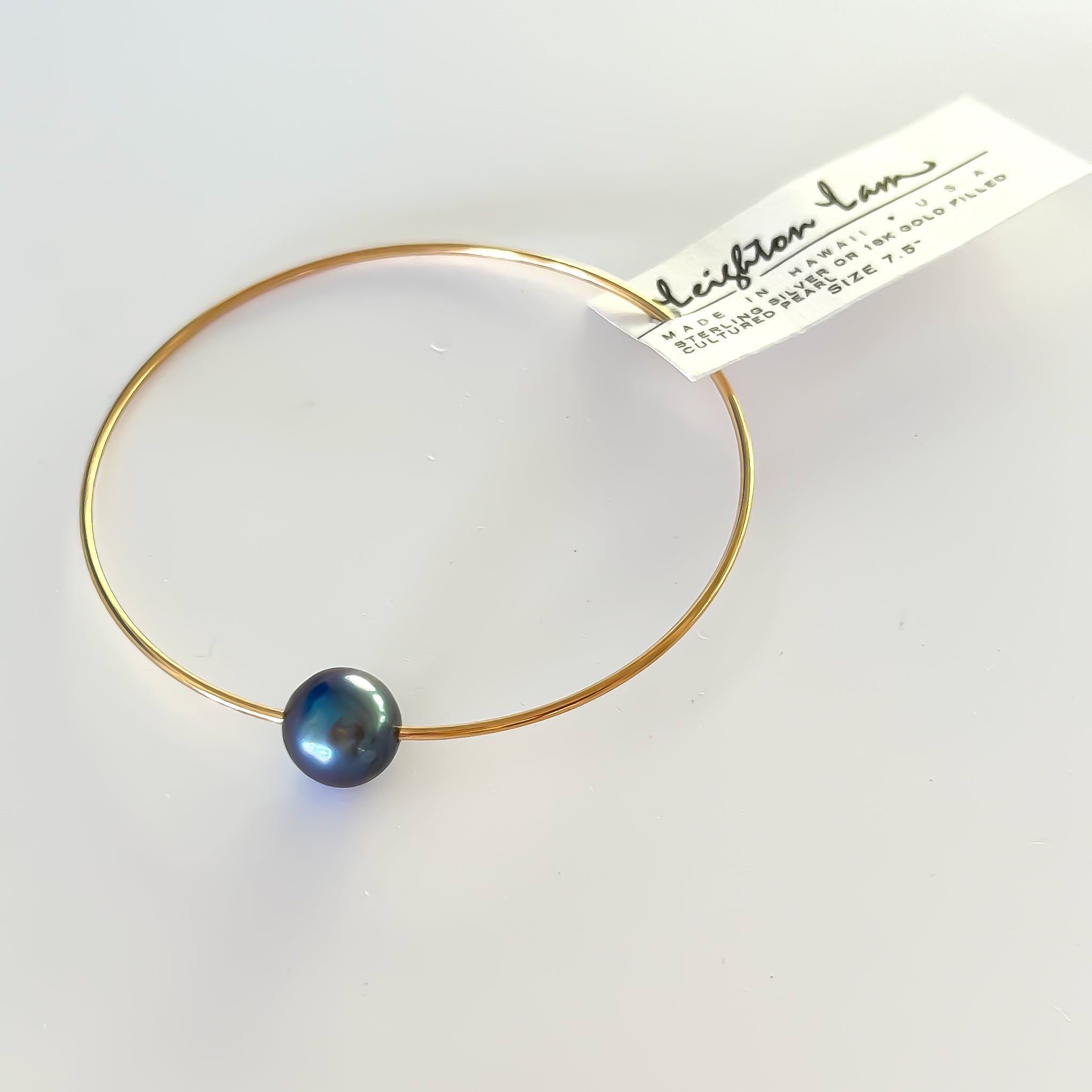 Pearl Bangles - Gold-Filled