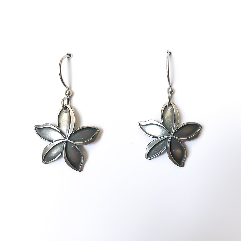 New Plumeria Large Earrings