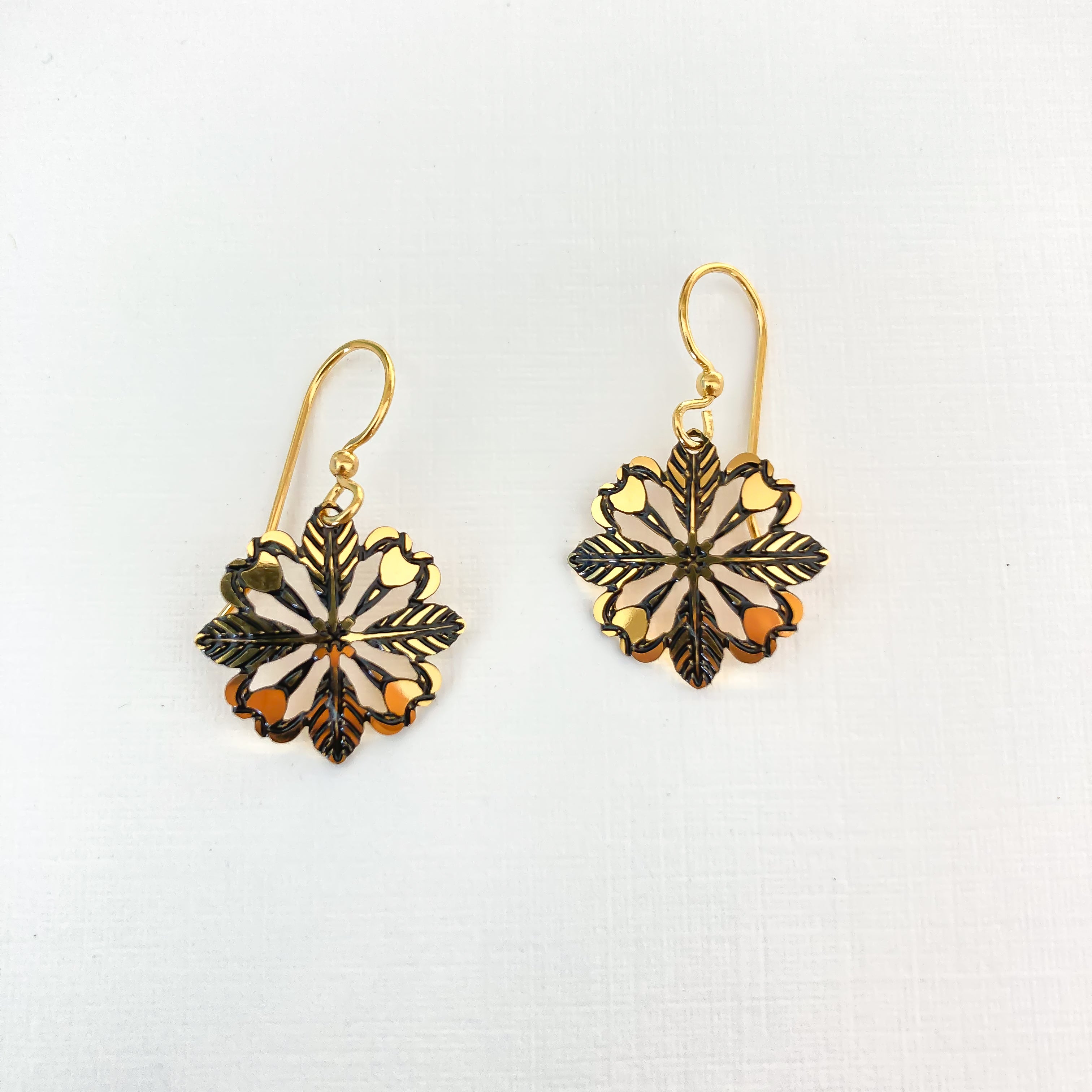 Puakenikeni Flower Earrings