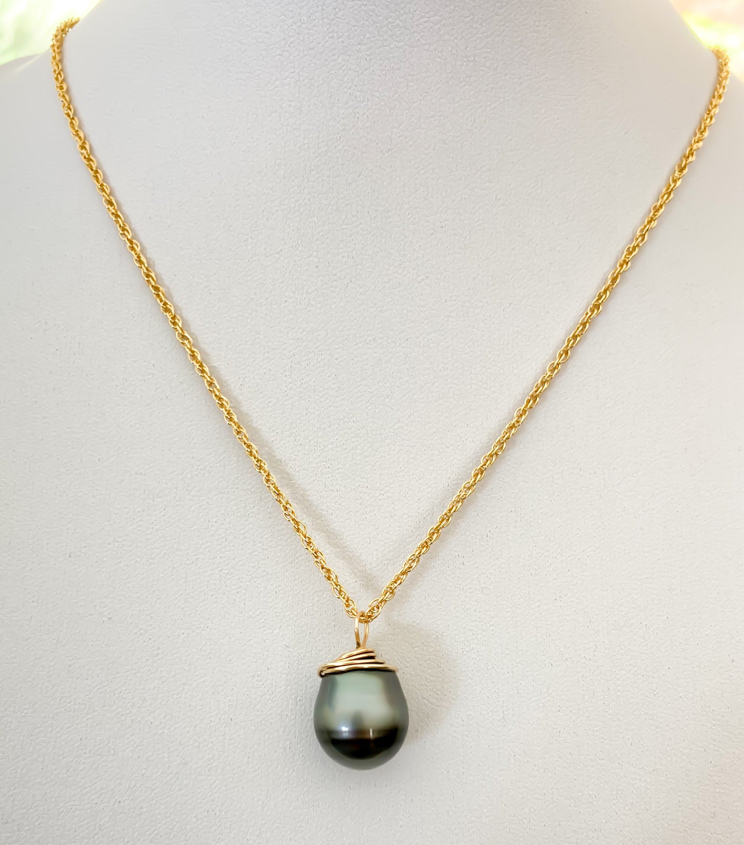 Tahitian Pearl Wrap Necklace