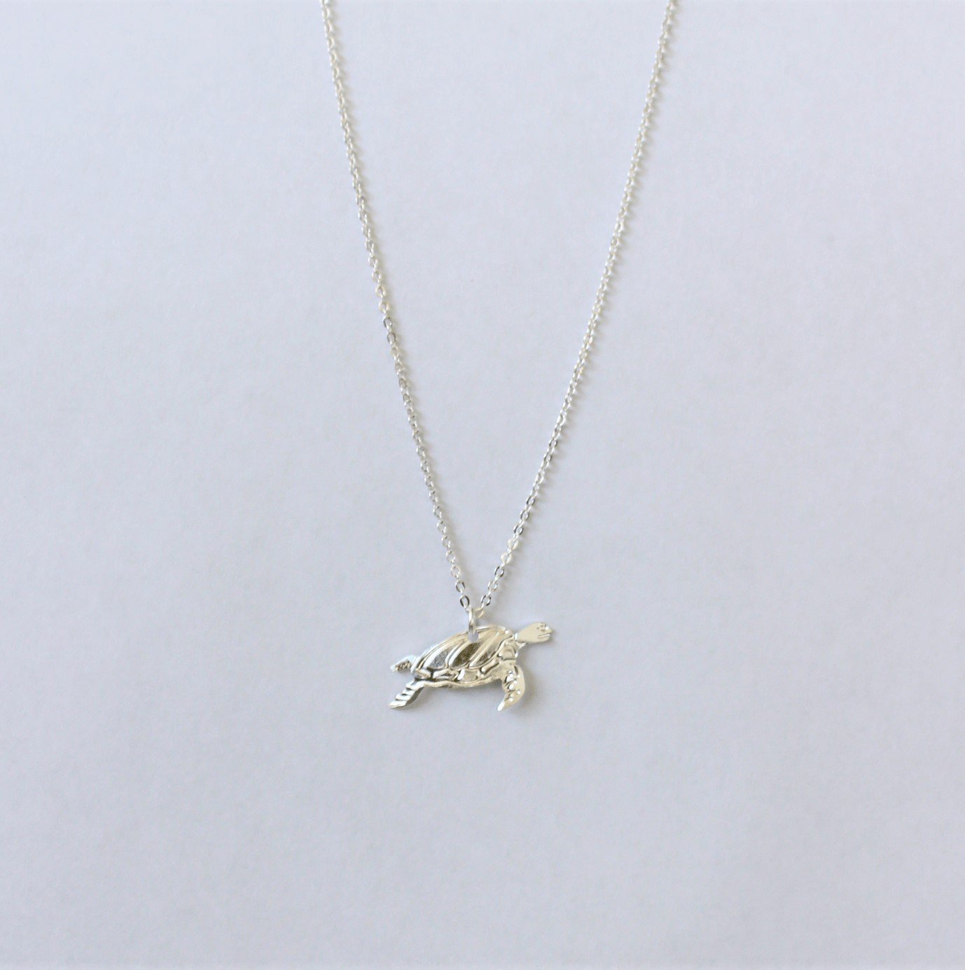 Turtle Swimming Necklace