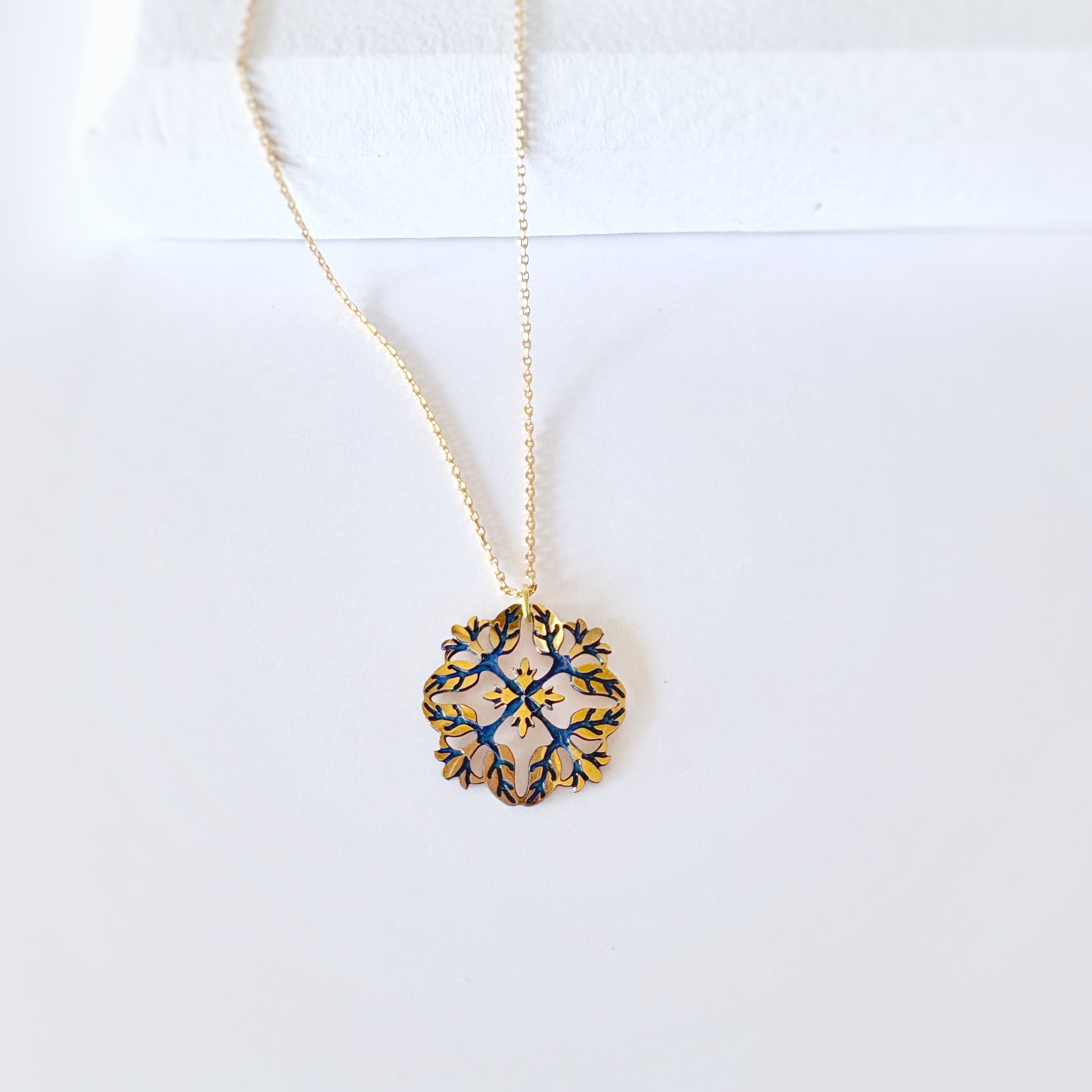 Pikake Blue Accent Necklace