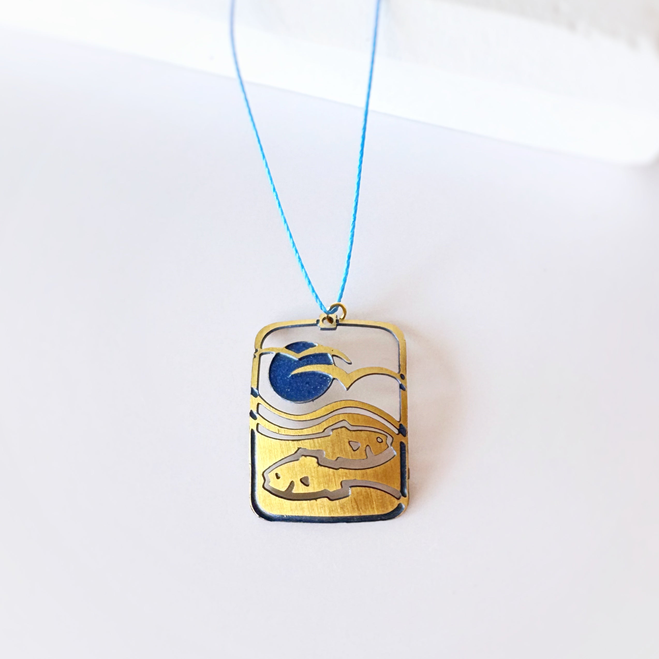 Horizon Blue Accent Necklace