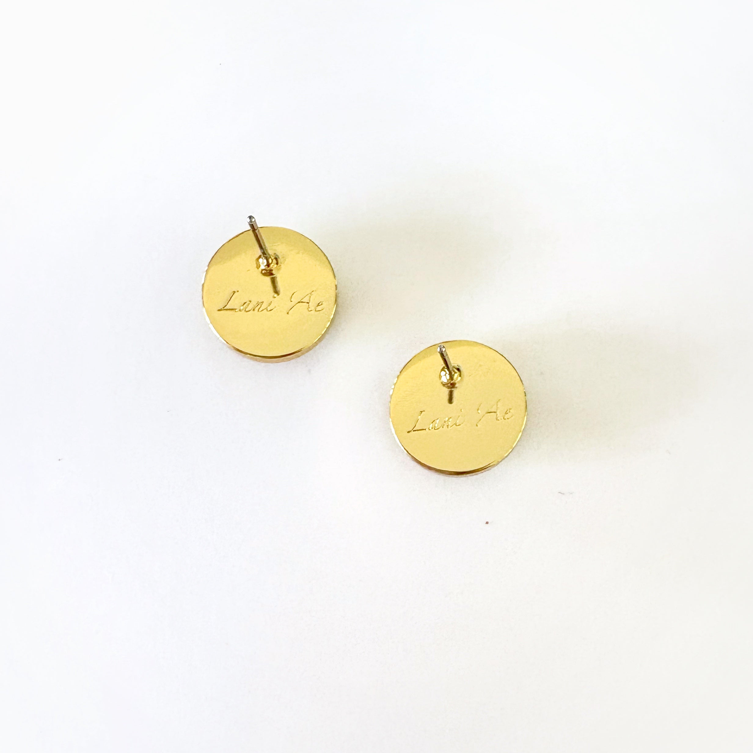 Druzy Stone Circle Earrings