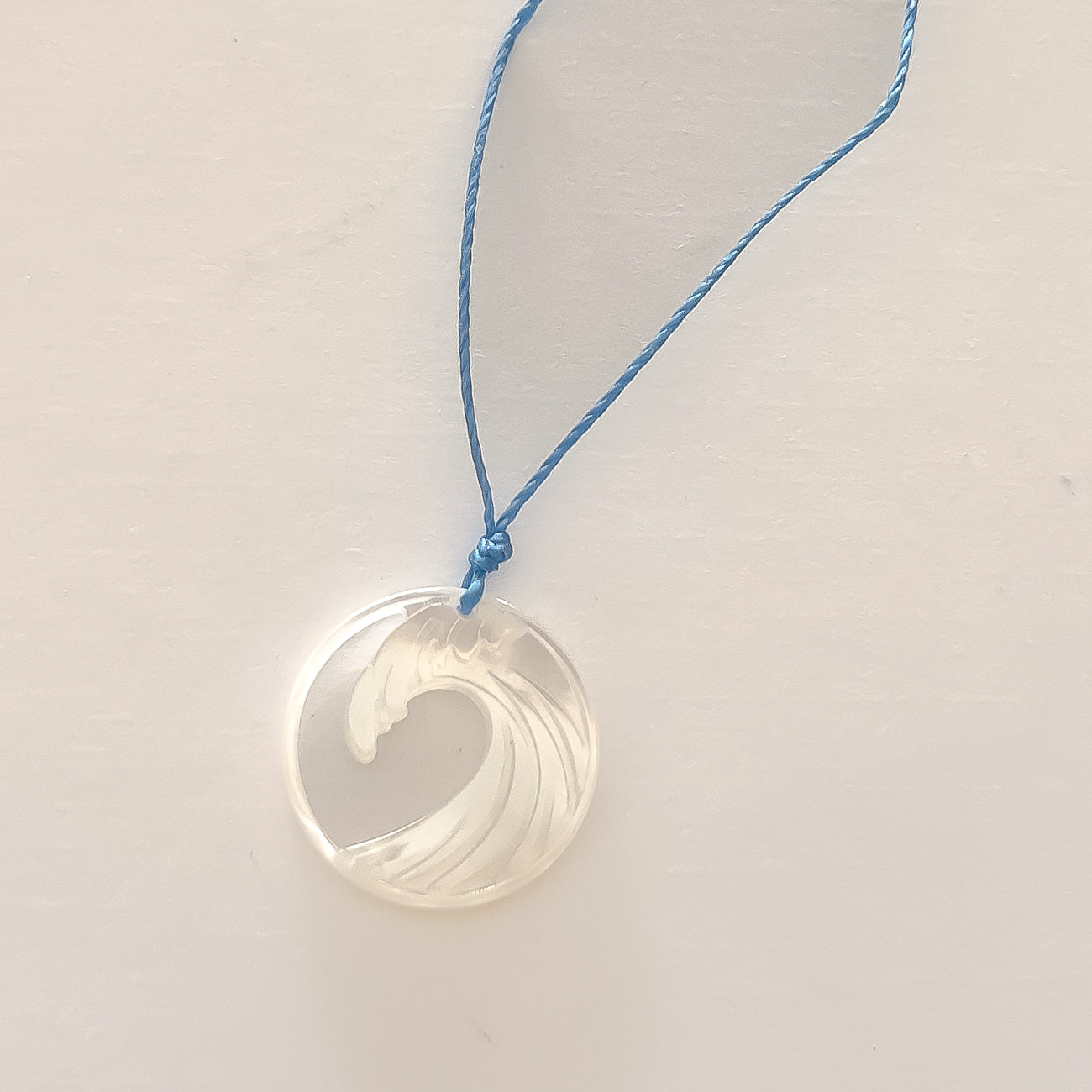 Carved Wave Necklace