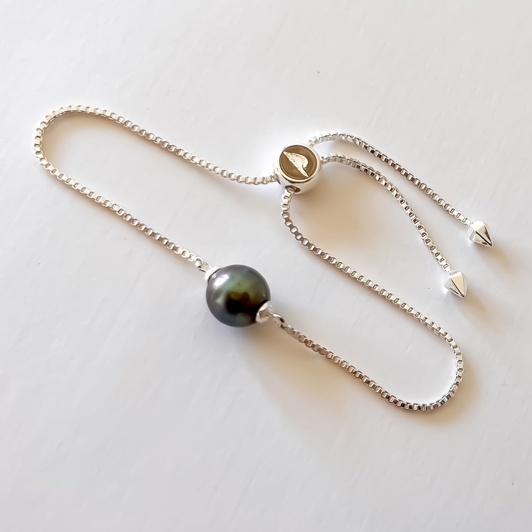 Tahitian Pearl Slider Bracelet