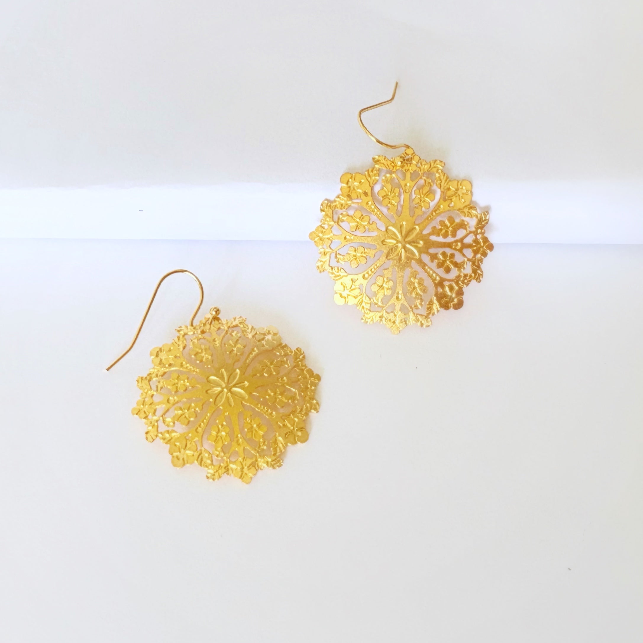 Rose Quilt Earrings