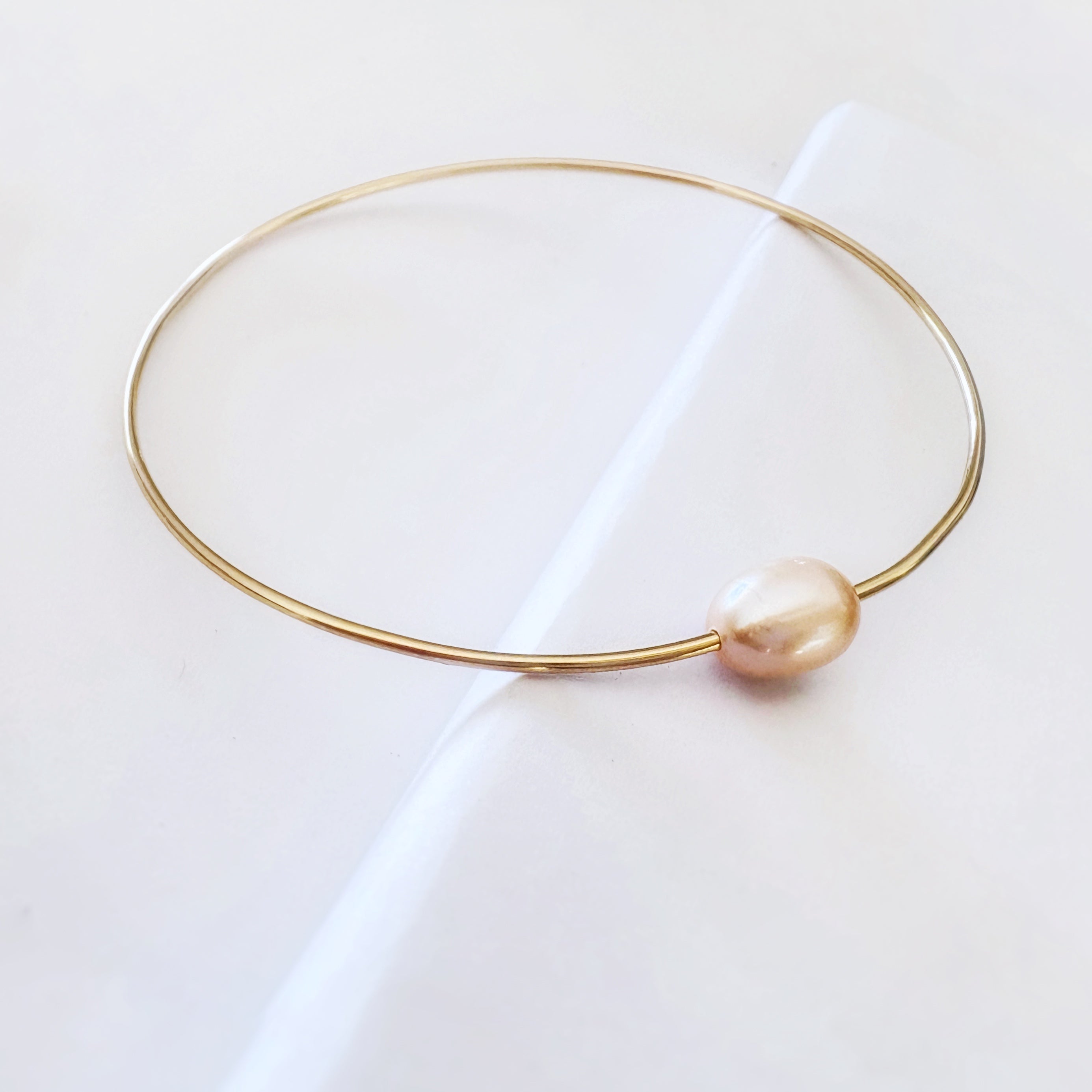 Pearl Bangles - Gold-Filled