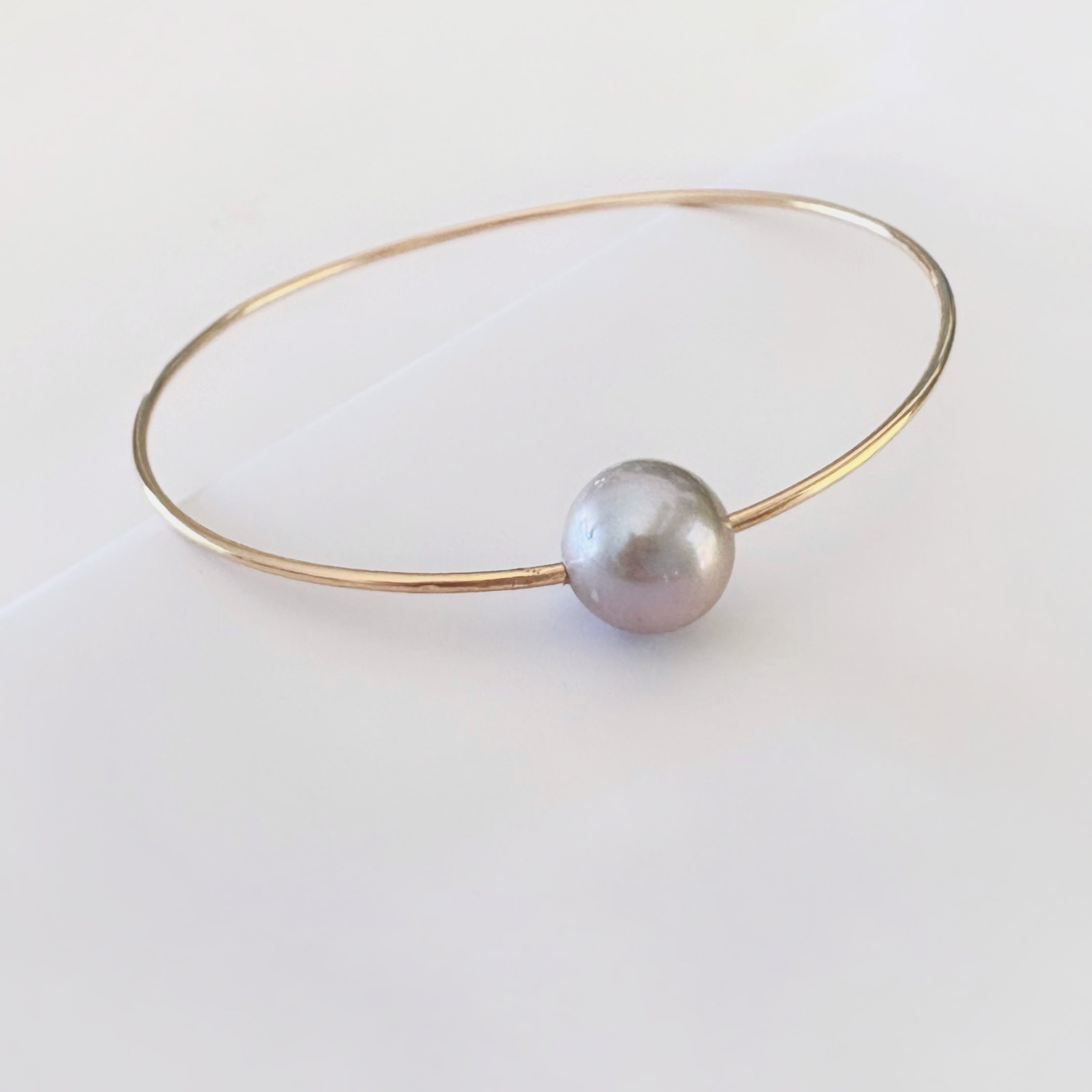 Pearl Bangles - Gold-Filled