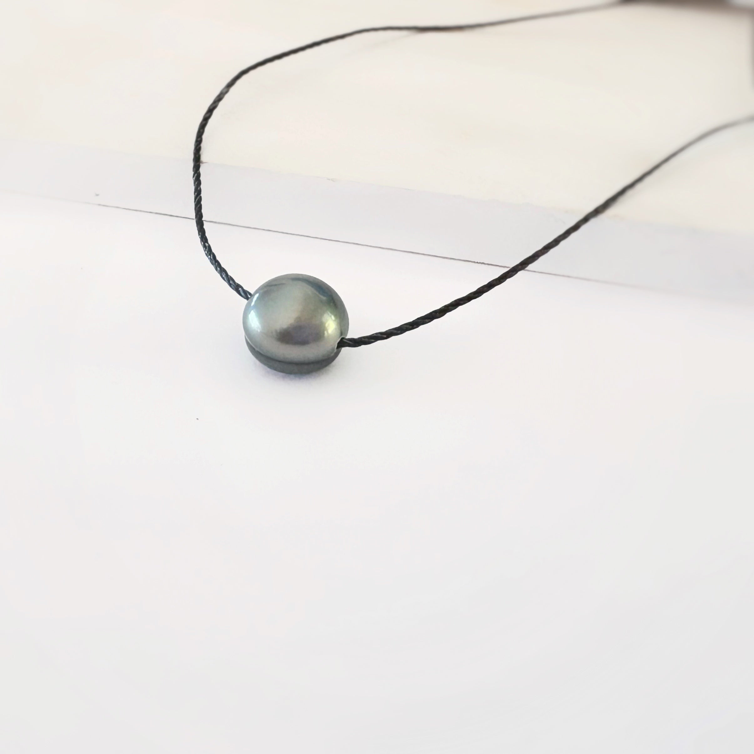 Tahitian Pearl Cord Necklace