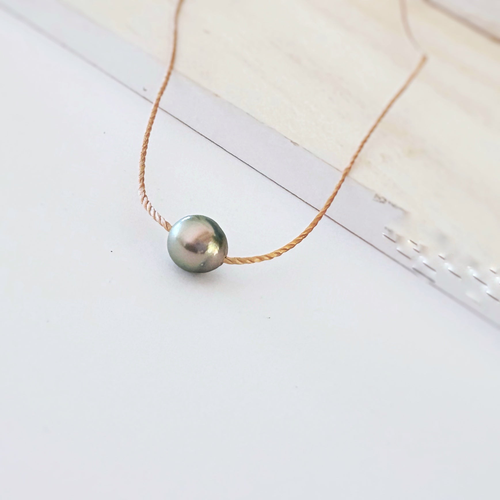 Tahitian Pearl Cord Necklace