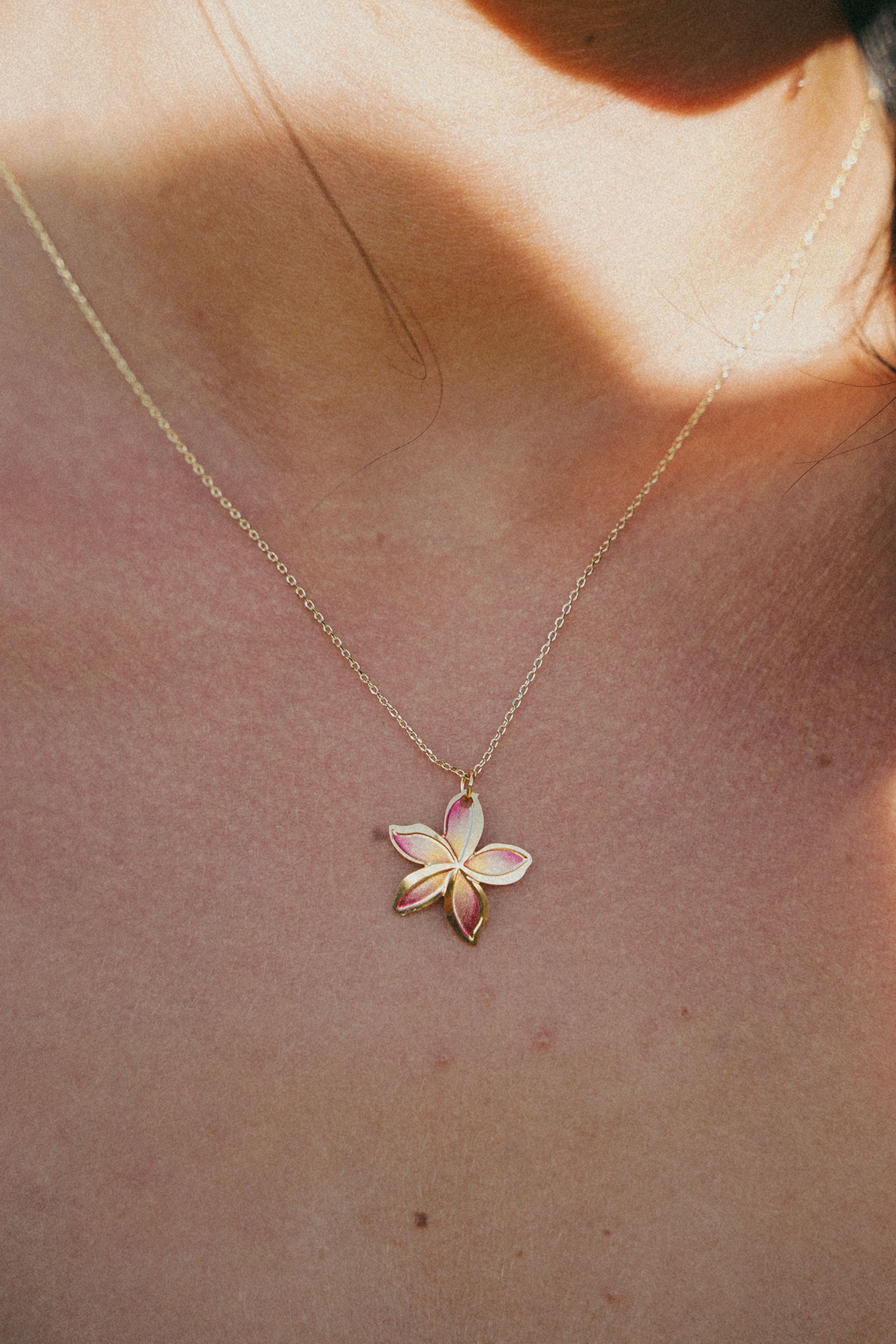 Plumeria Hues Necklace