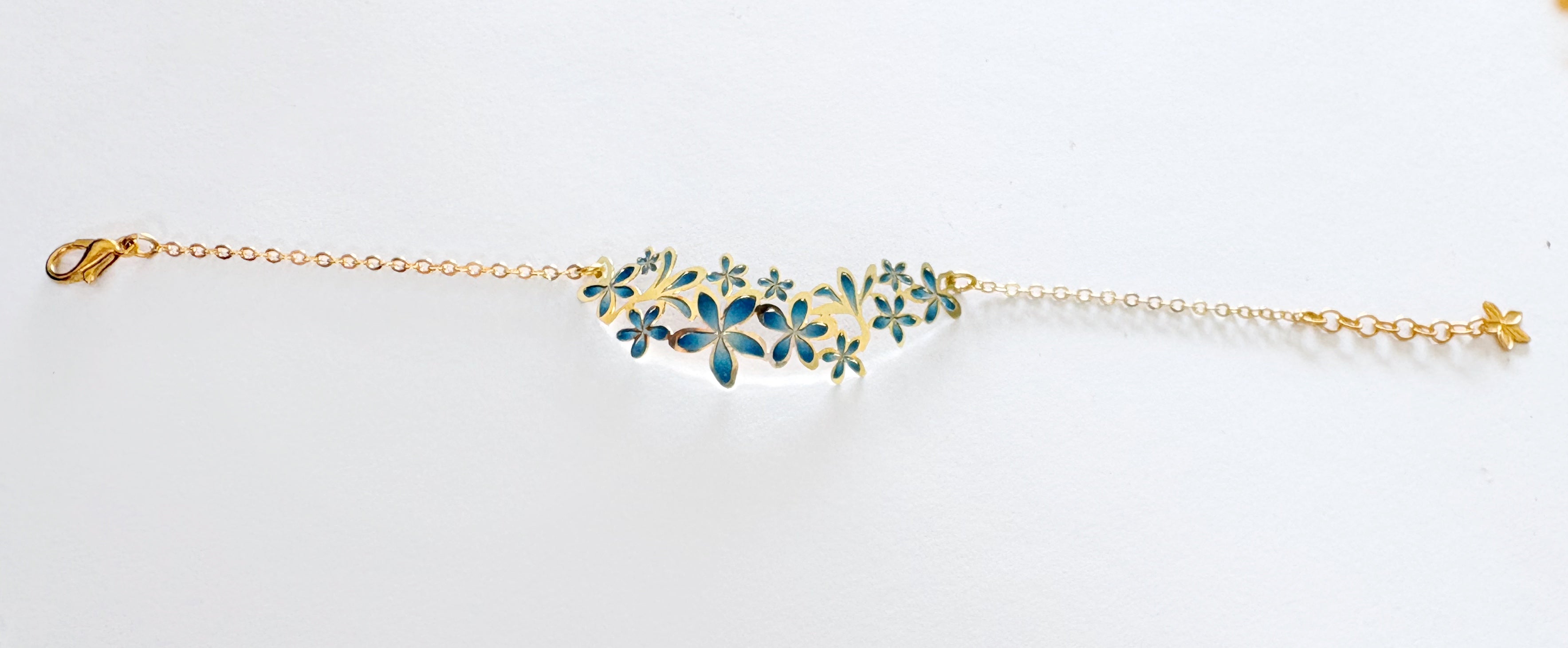 Plumeria Lei Bracelet