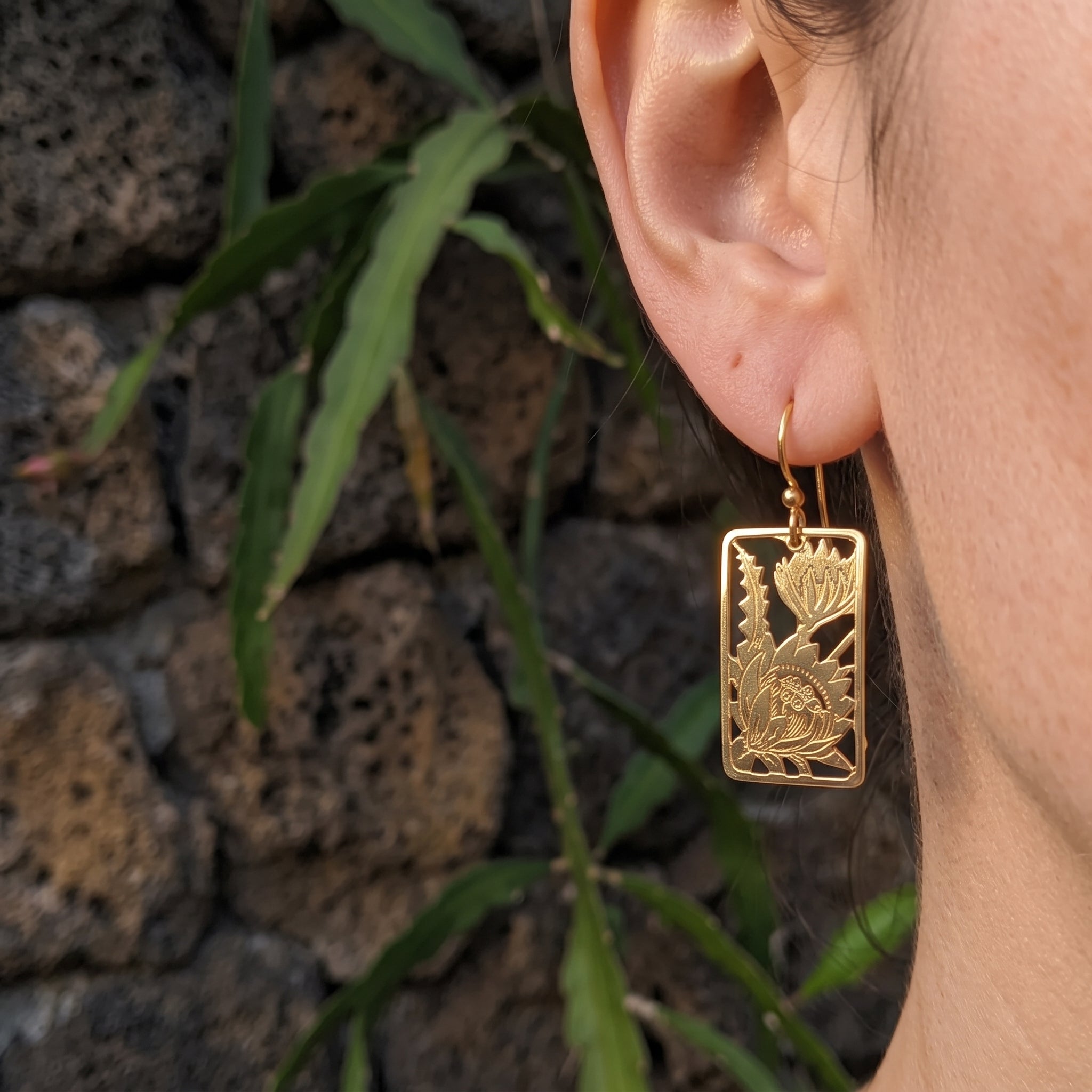 Night Blooming Cereus Earrings
