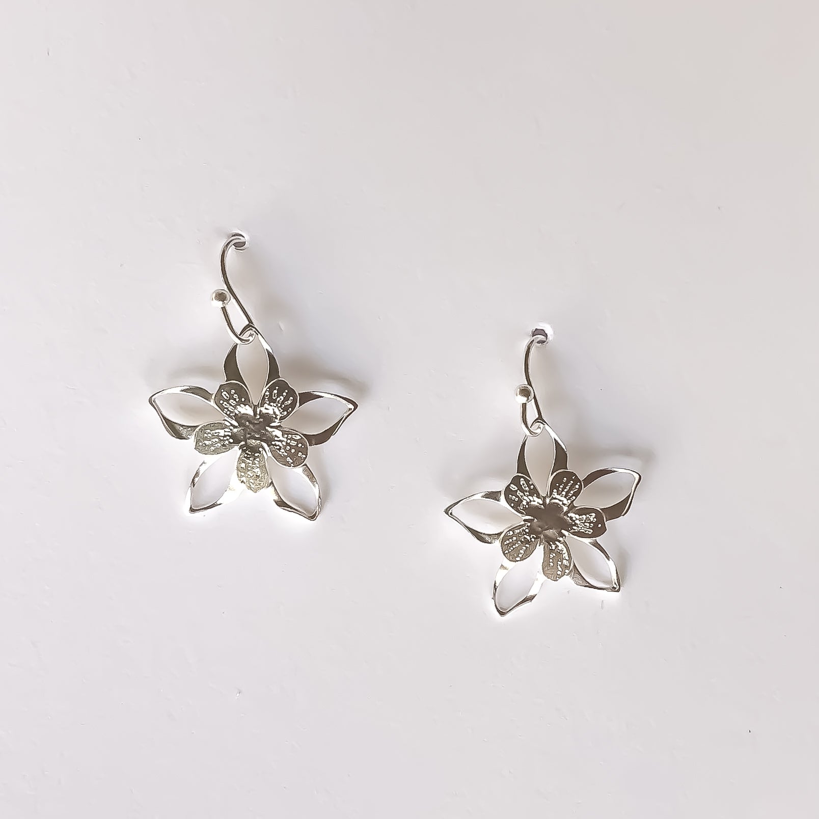 Columbine Flower Earrings