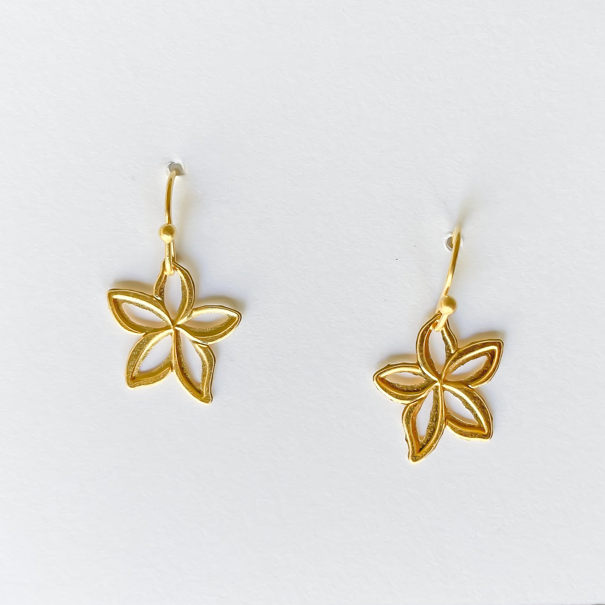 Dancing Plumeria Earrings