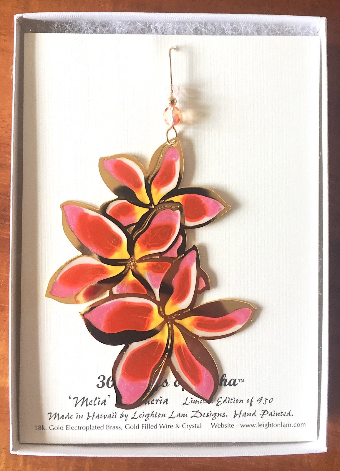 Plumeria Ornament