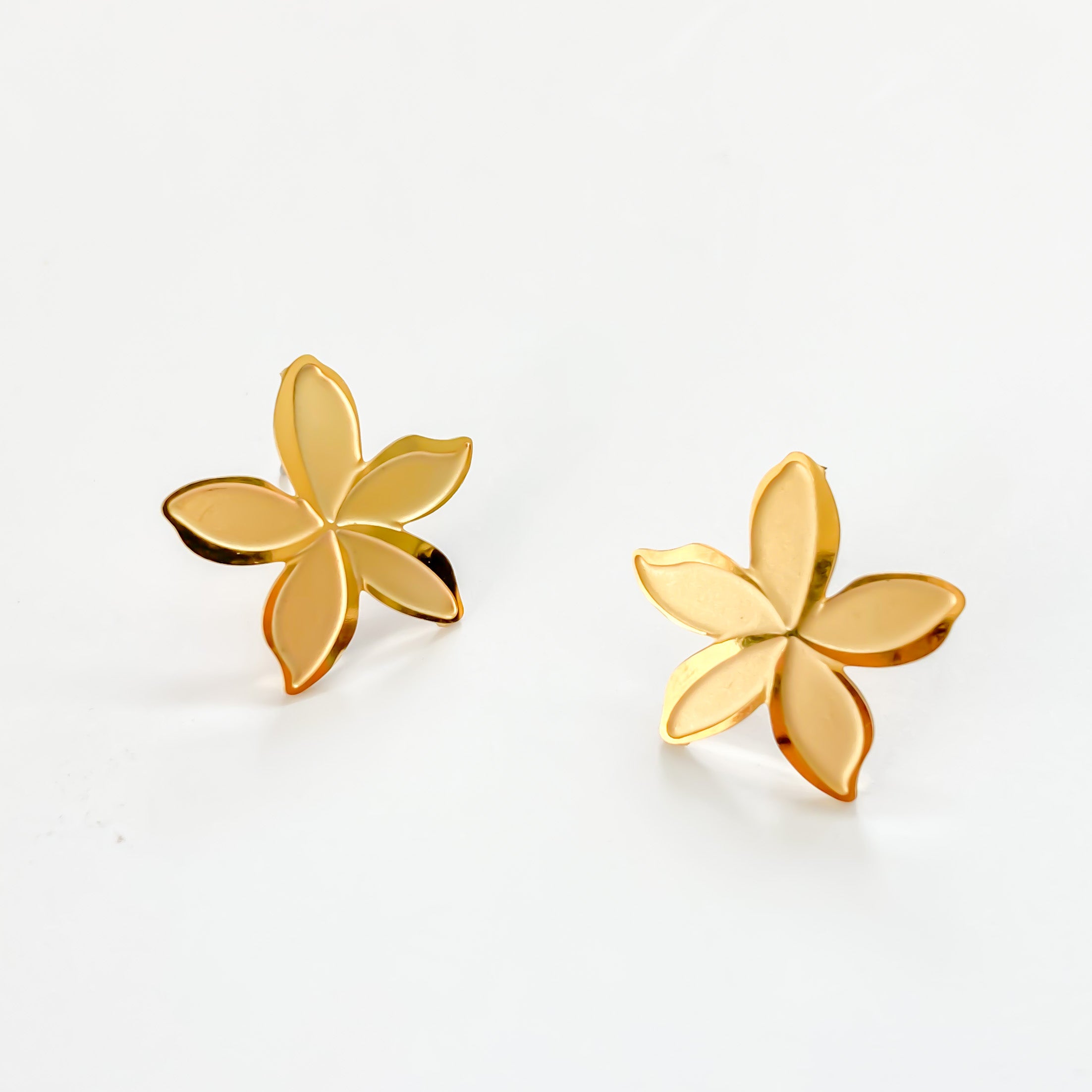 Plumeria Melia Medium Earrings