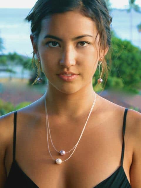 Hawaiian Black Pearl Jewelry Set | Pearl Necklace Set Earring | Hawaiian  Earrings Sets - Jewelry Sets - Aliexpress
