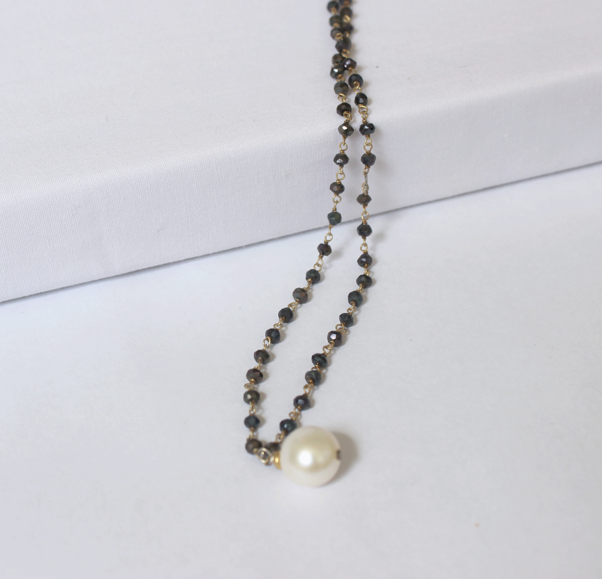 Spinel & Freshwater Pearl Necklace
