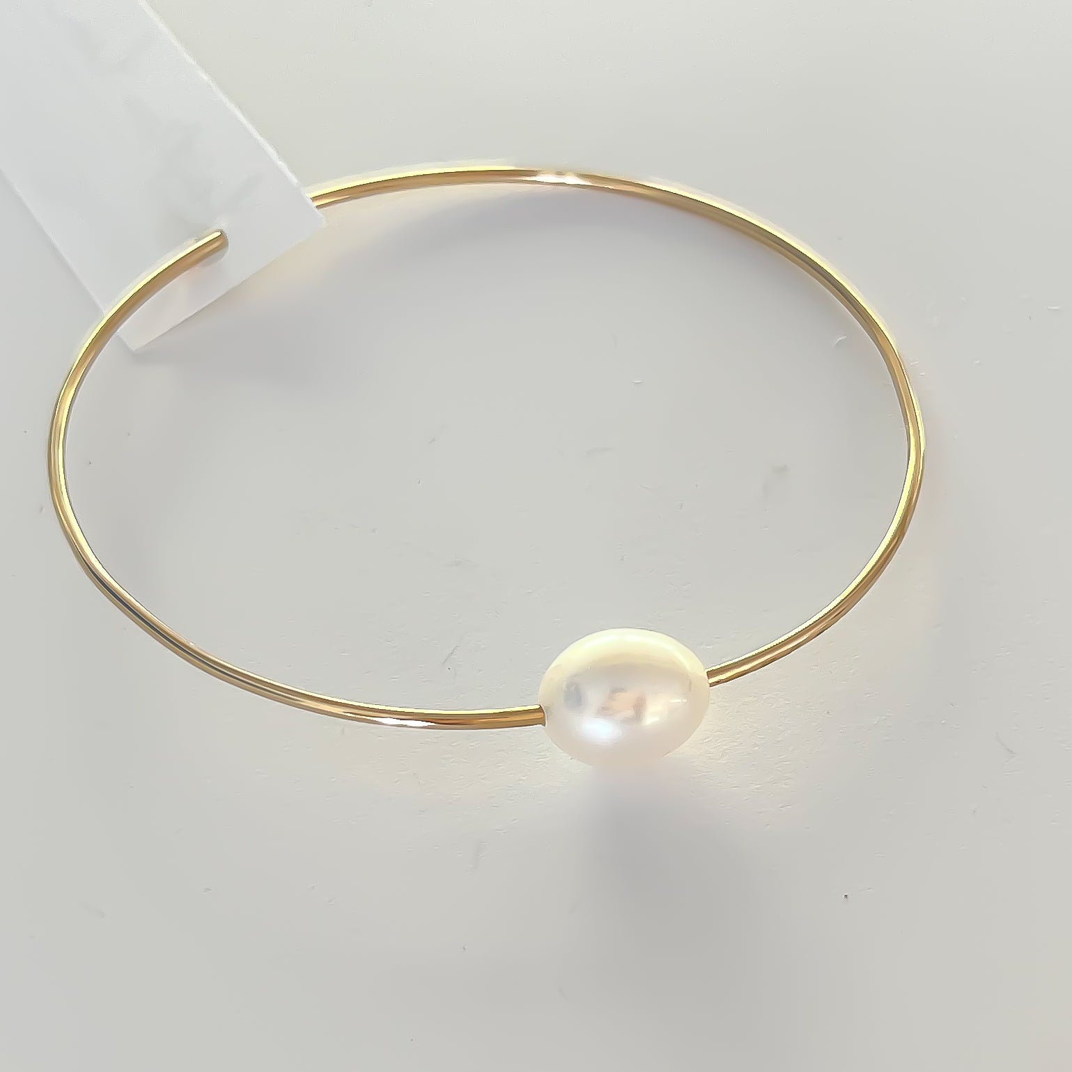 Pearl Bangles - Gold Filled