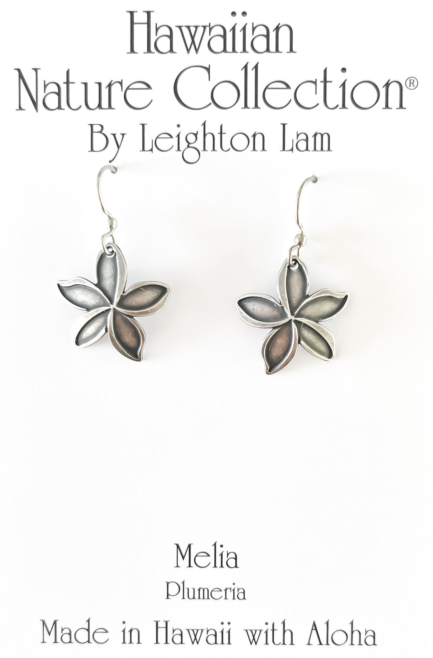 Plumeria Melia Medium Earrings