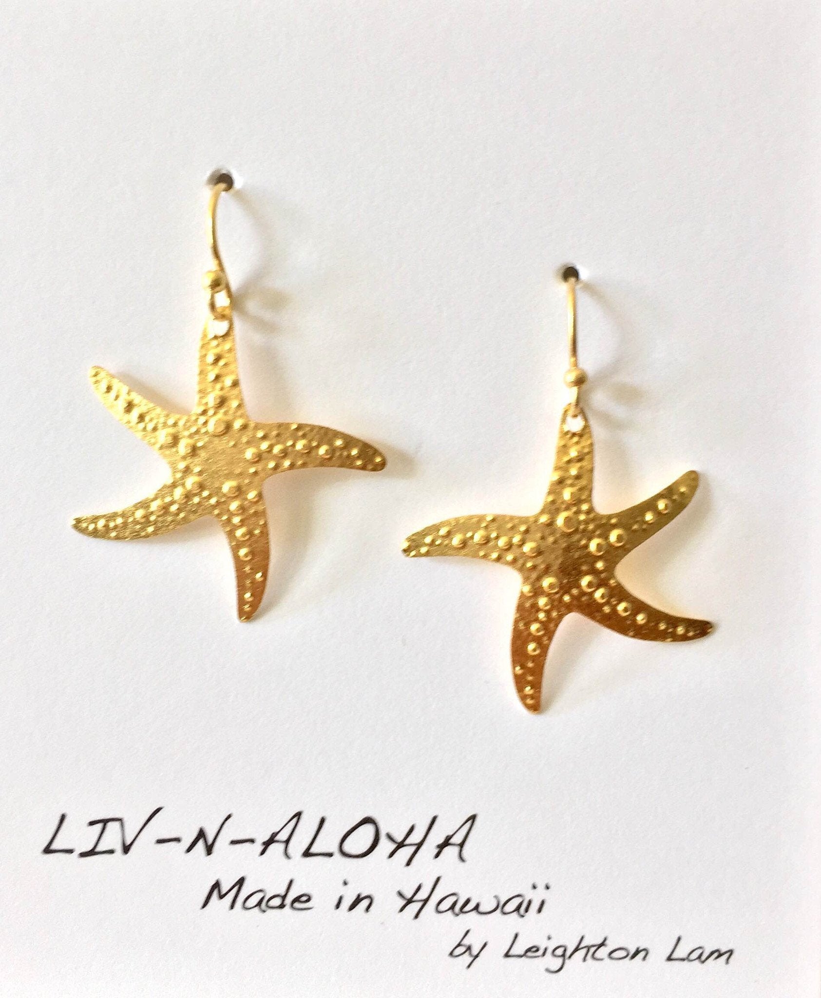 Set of 4 - Starfish Earrings