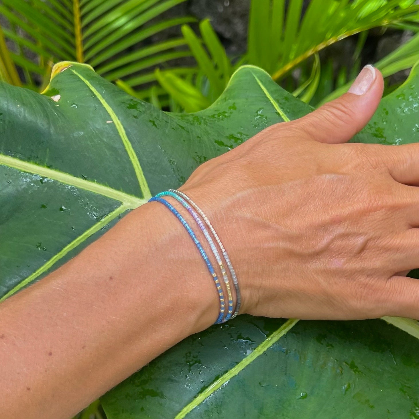 Hawaii Beach Earth Elements Necklace, Spiritual Beaded Surfer Men's Jewelry