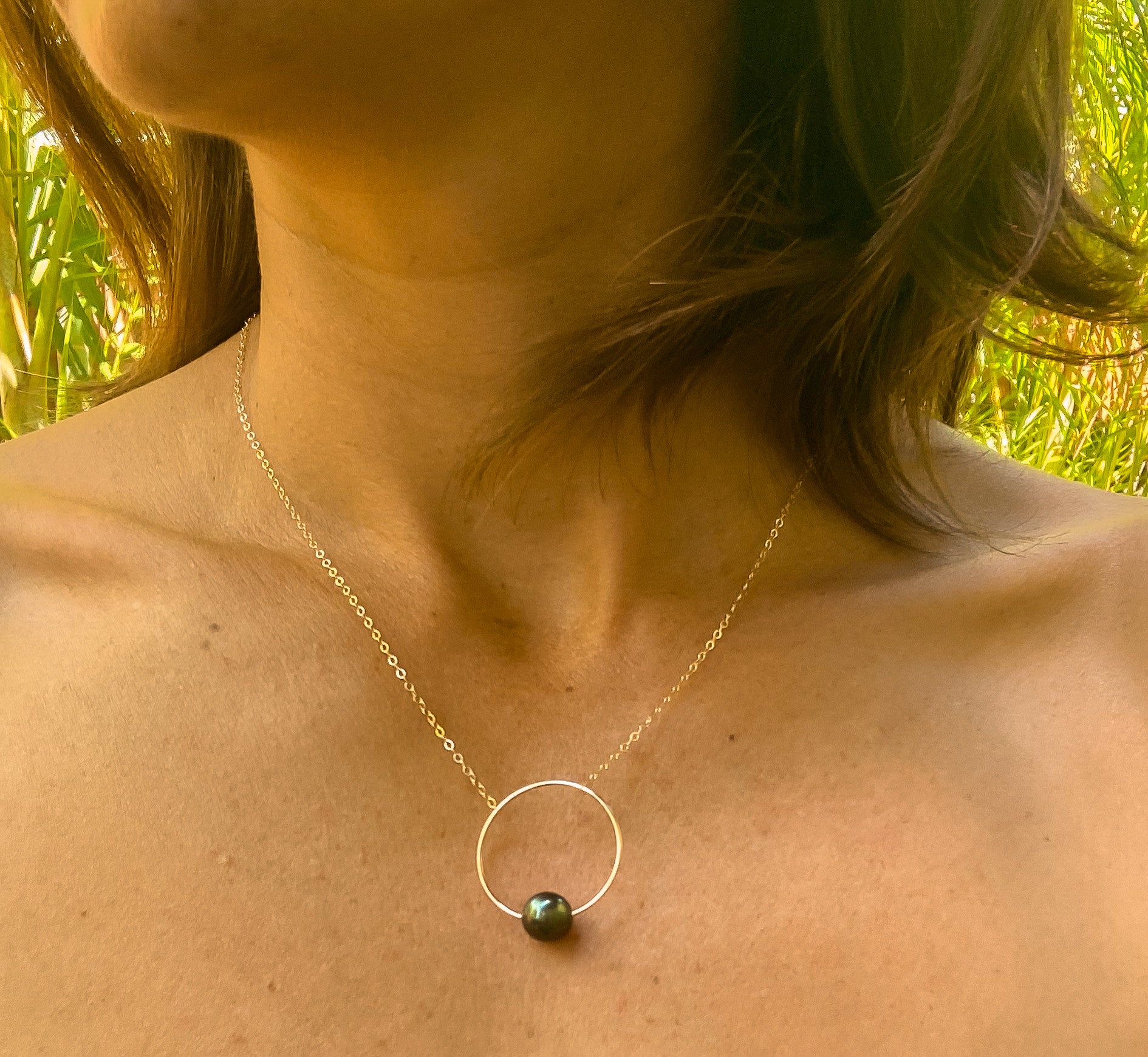 Tahaa Moon Tahitian Necklace