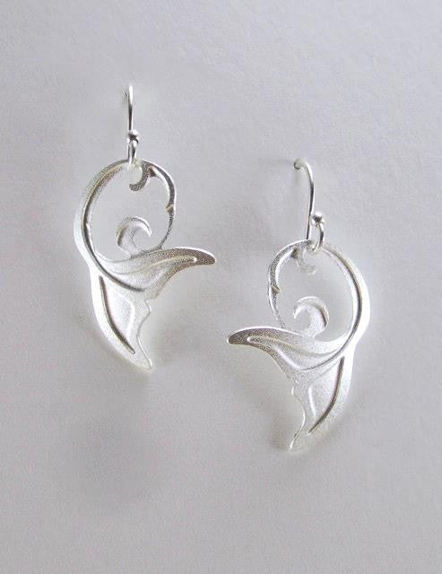 Whale Tail Earrings