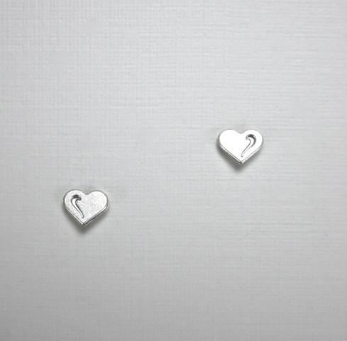 Sterling Silver Hollow Heart Stud Earrings for Kids with Screw Backs –  Cherished Moments Jewelry